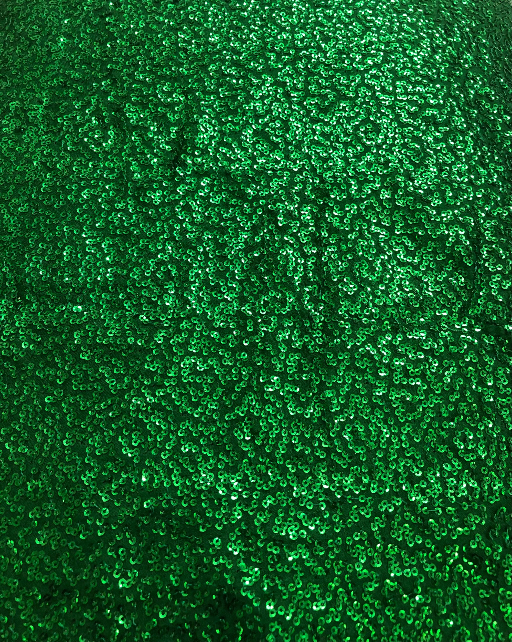 Sequins on georgette fabric