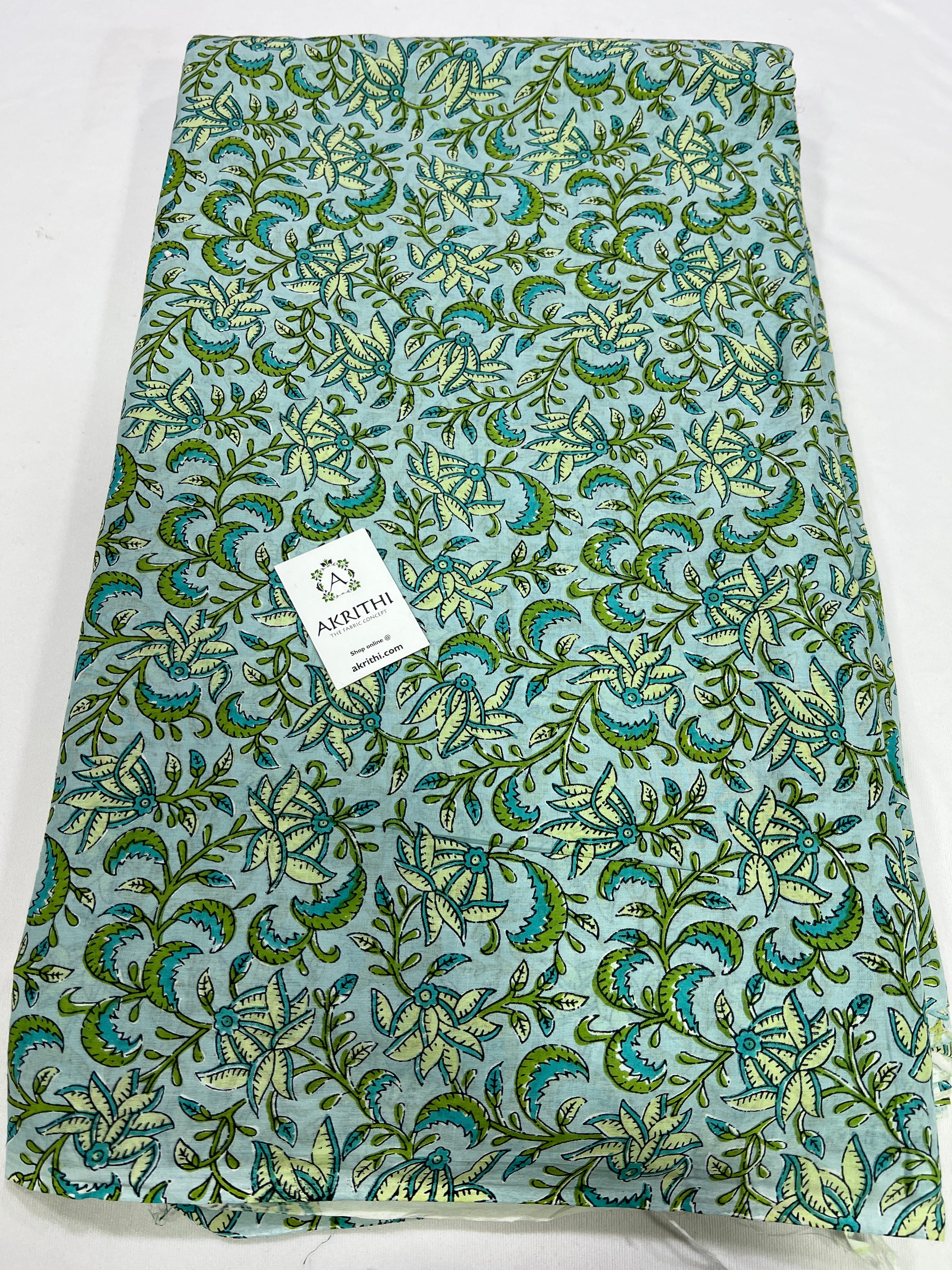 Printed pure cotton fabric