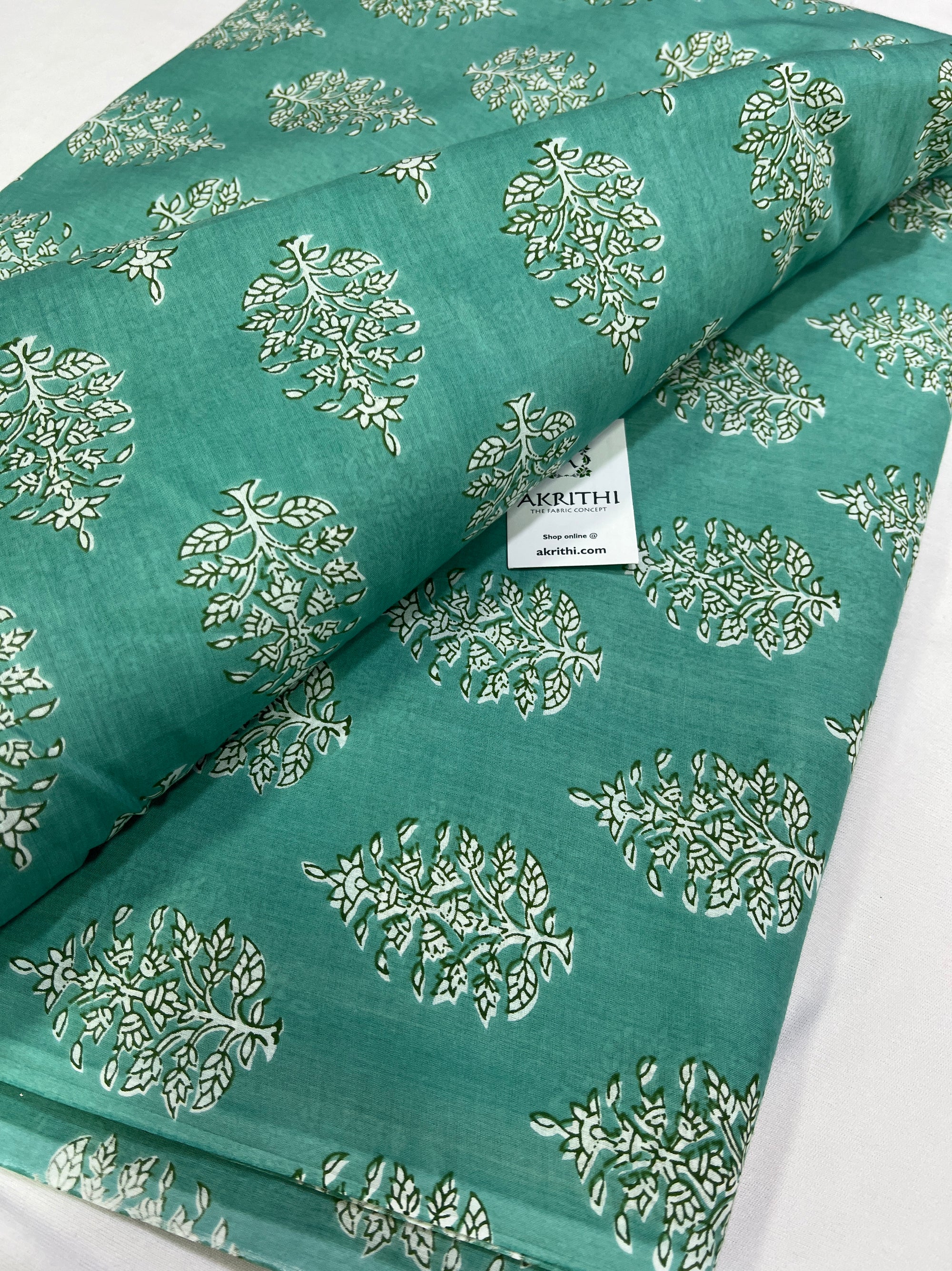 Printed pure cotton fabric