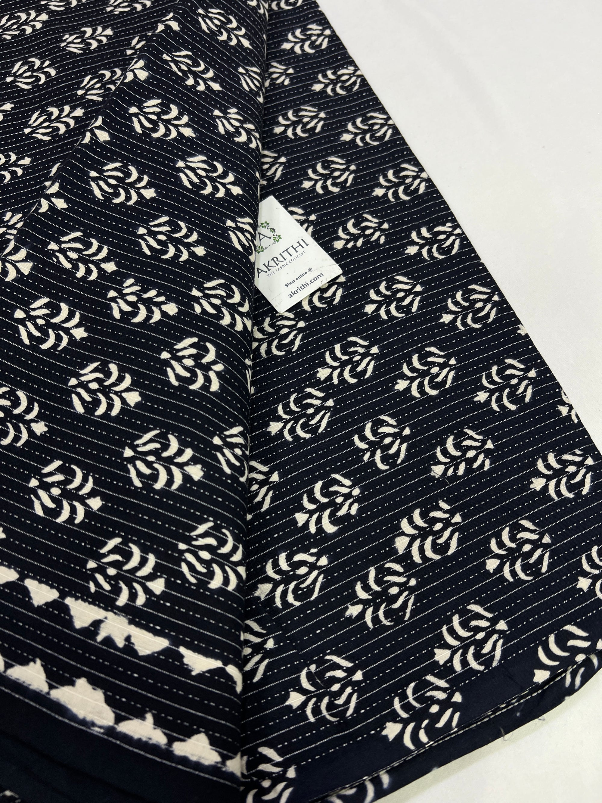 Kantha pure cotton fabric