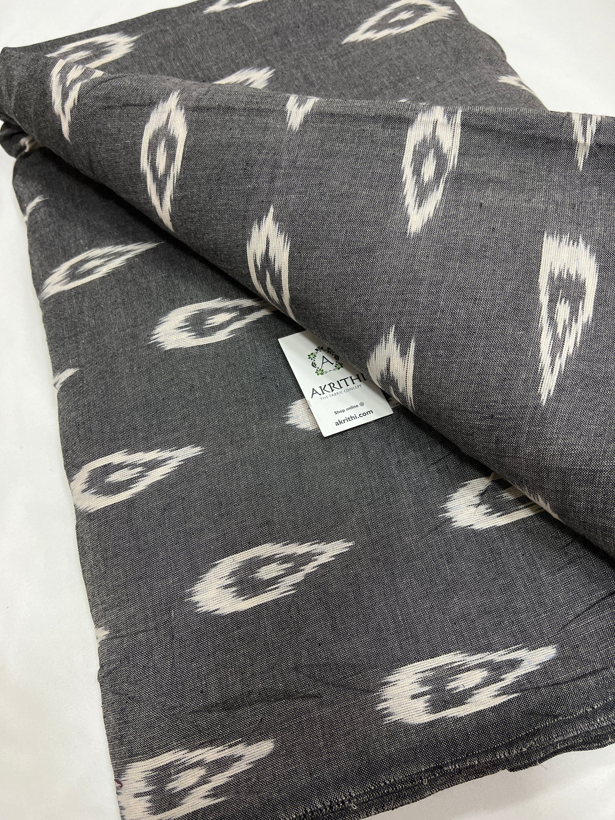 Handloom Ikat pure cotton fabric