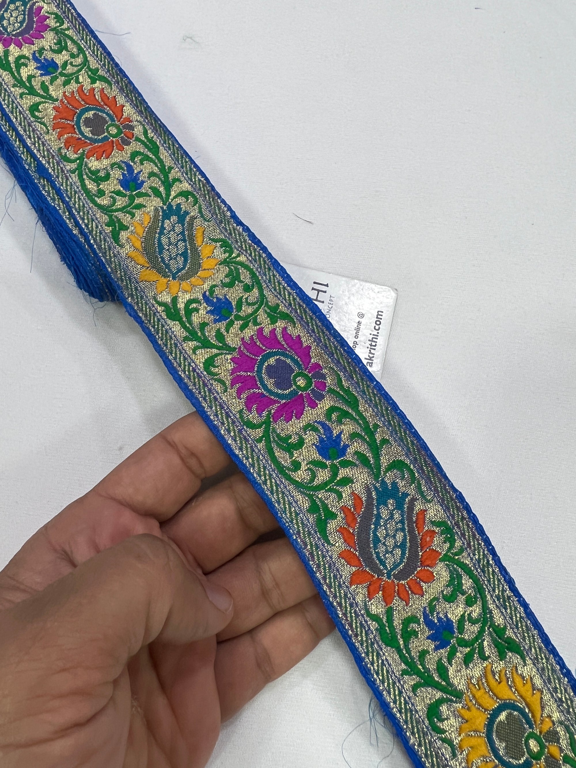 Handloom Banarasi lace 9 metres roll