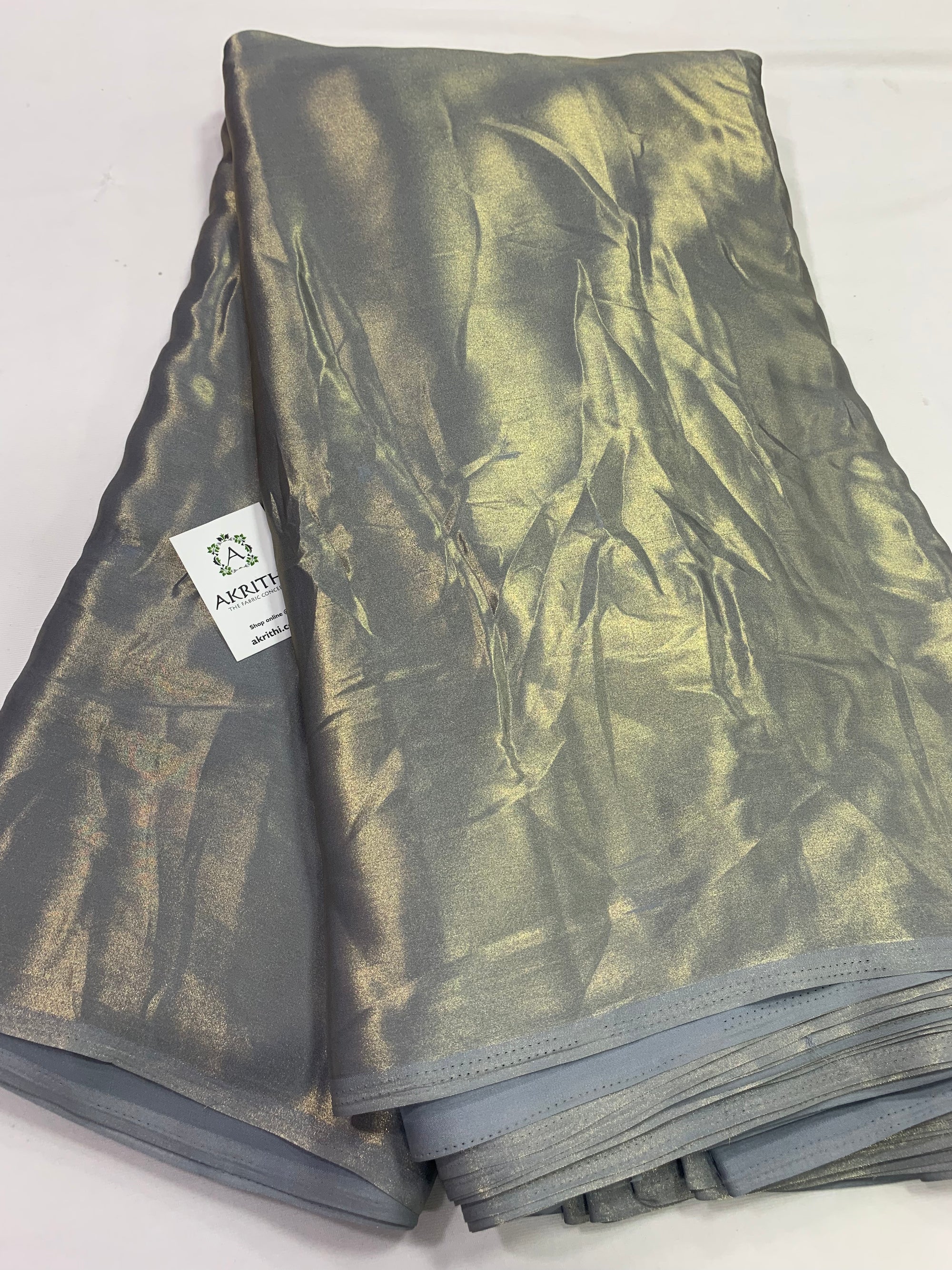 Foil georgette fabric