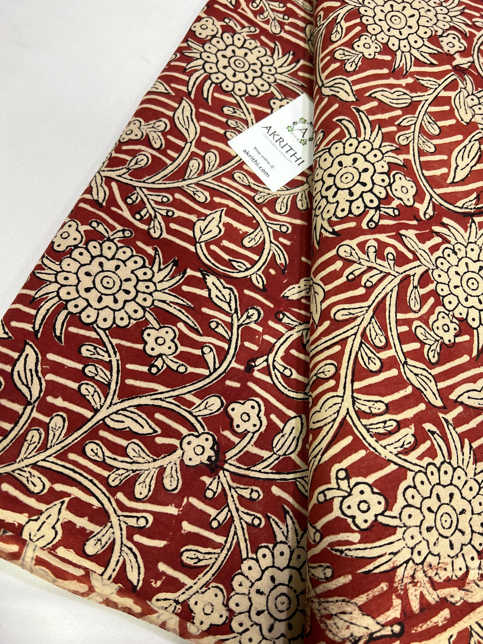 Hand block Printed pure cotton fabric