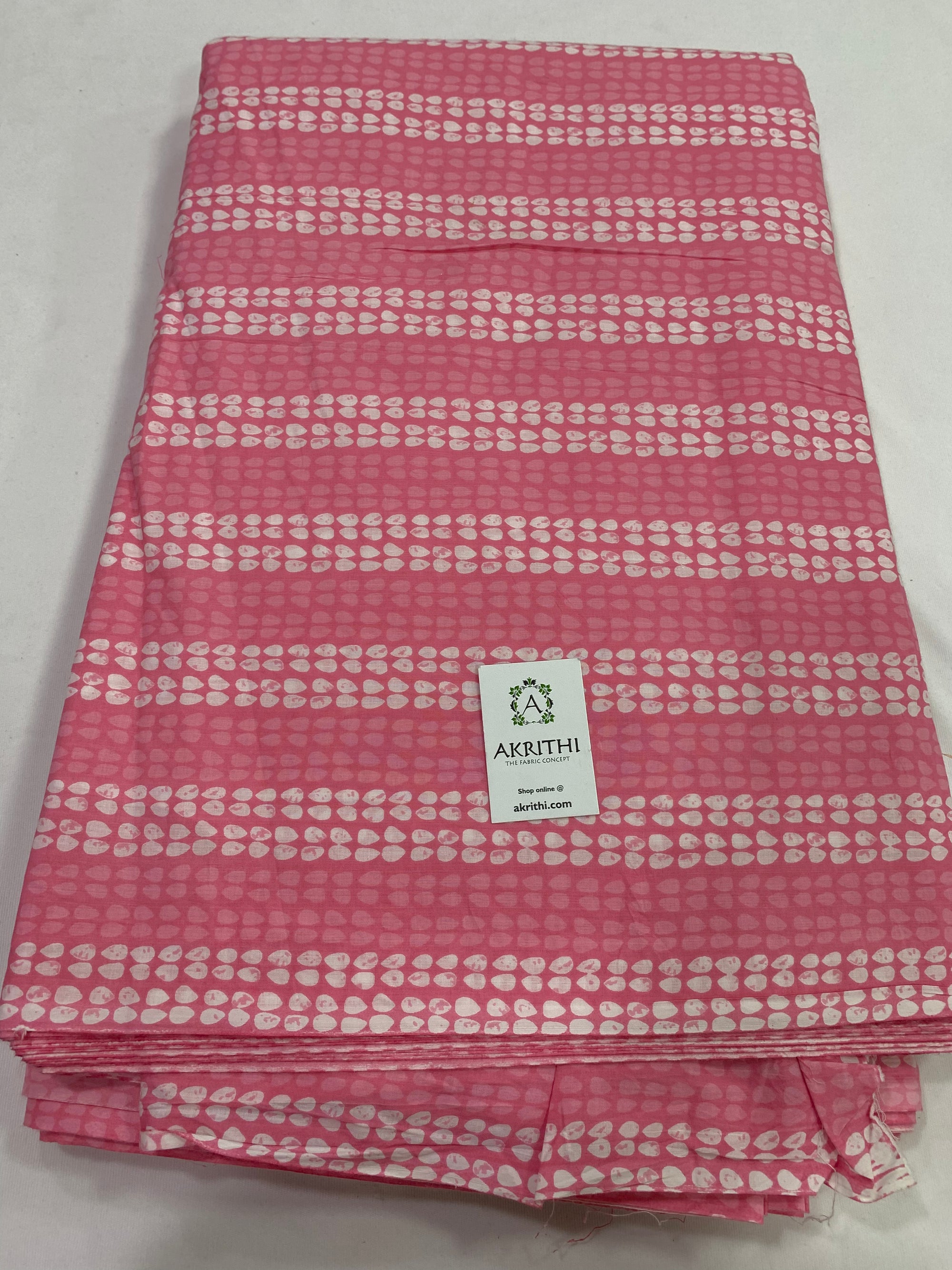 Printed pure cotton fabric