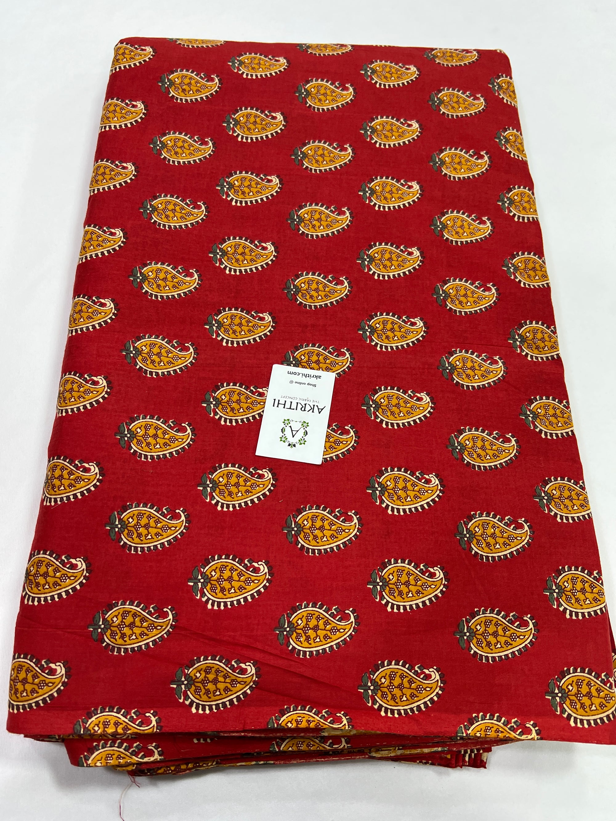 Printed pure cotton fabric