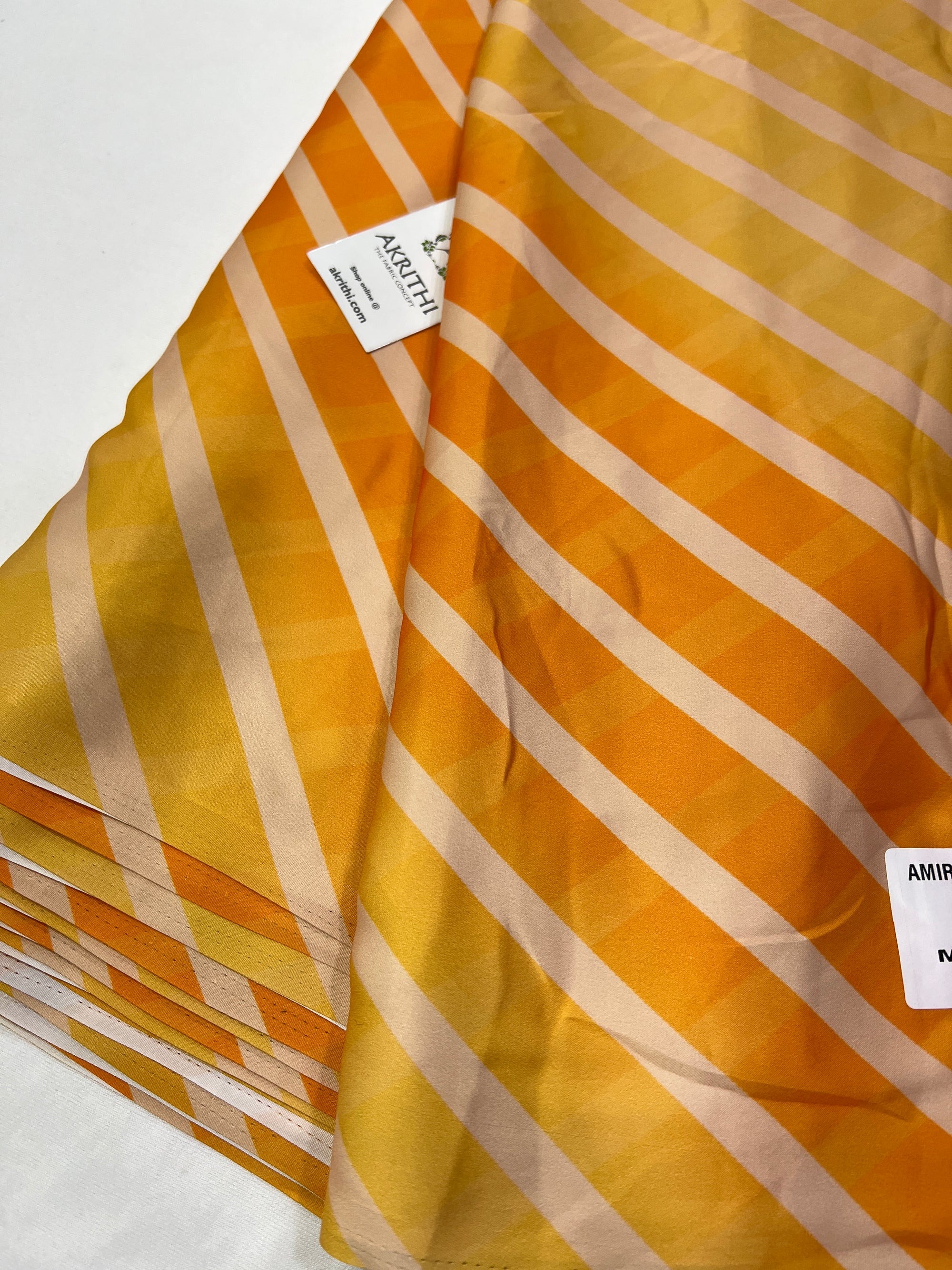 Digital printed modal satin fabric