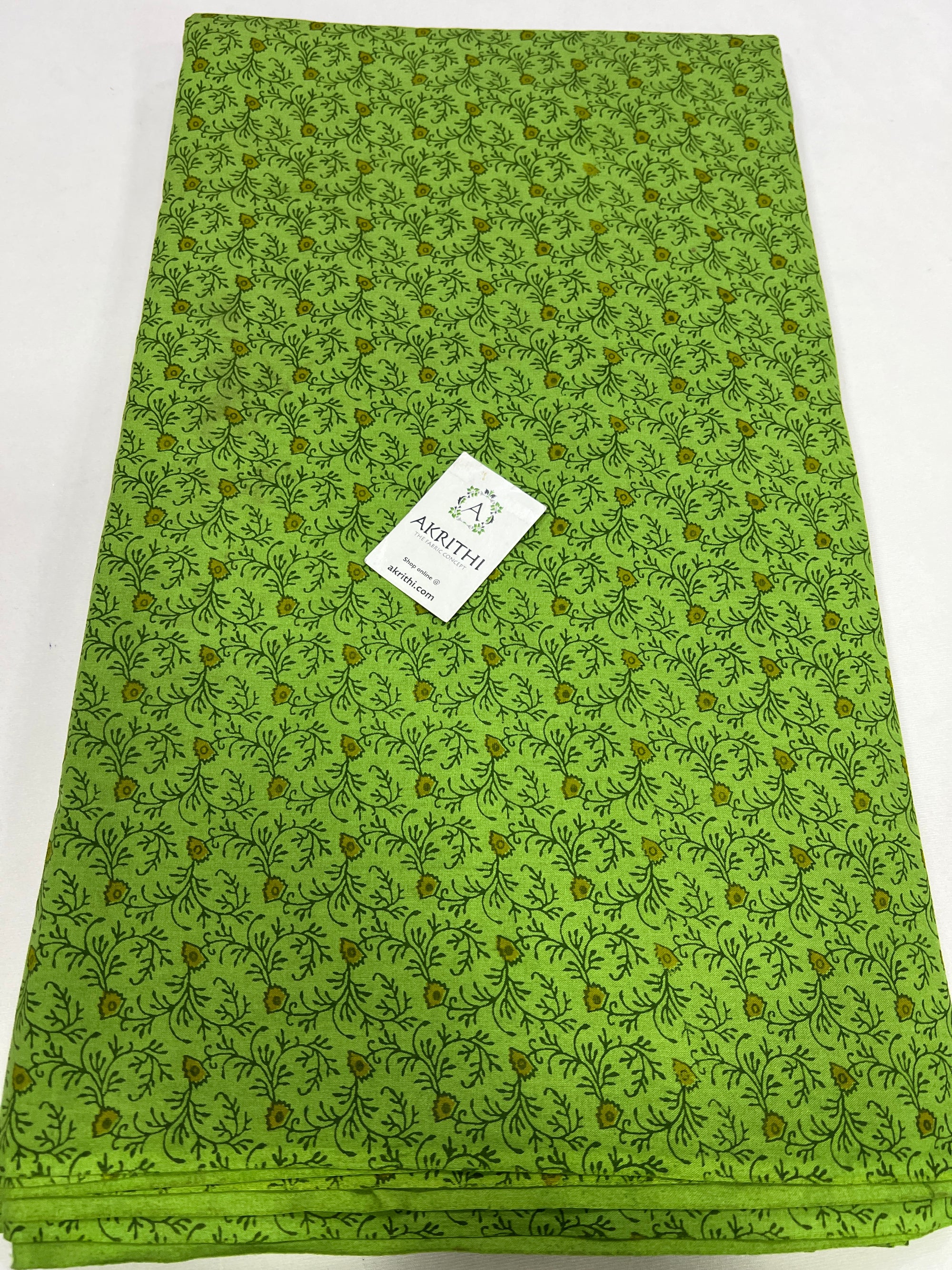 Printed pure cotton fabric