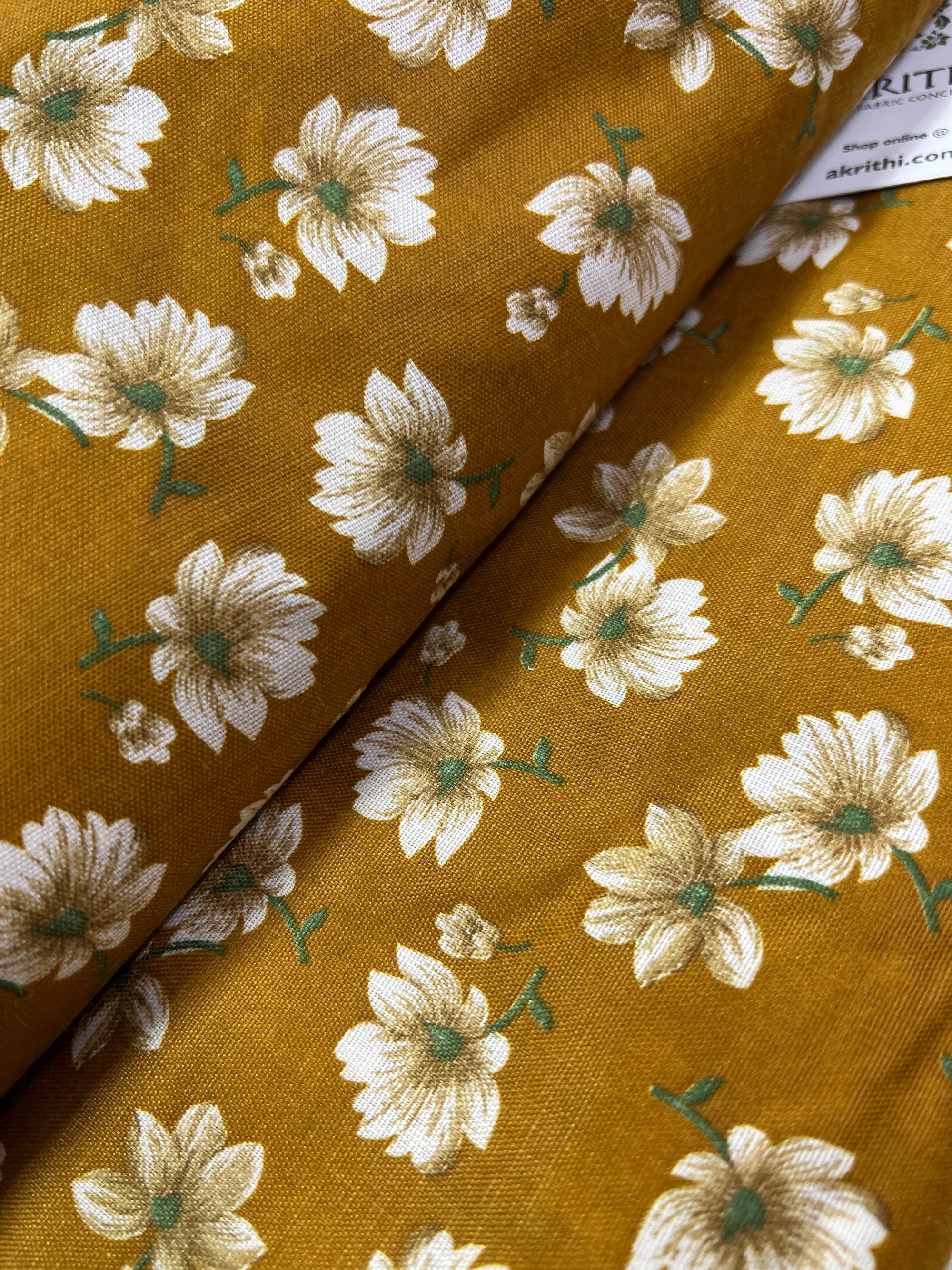 Printed blend cotton fabric