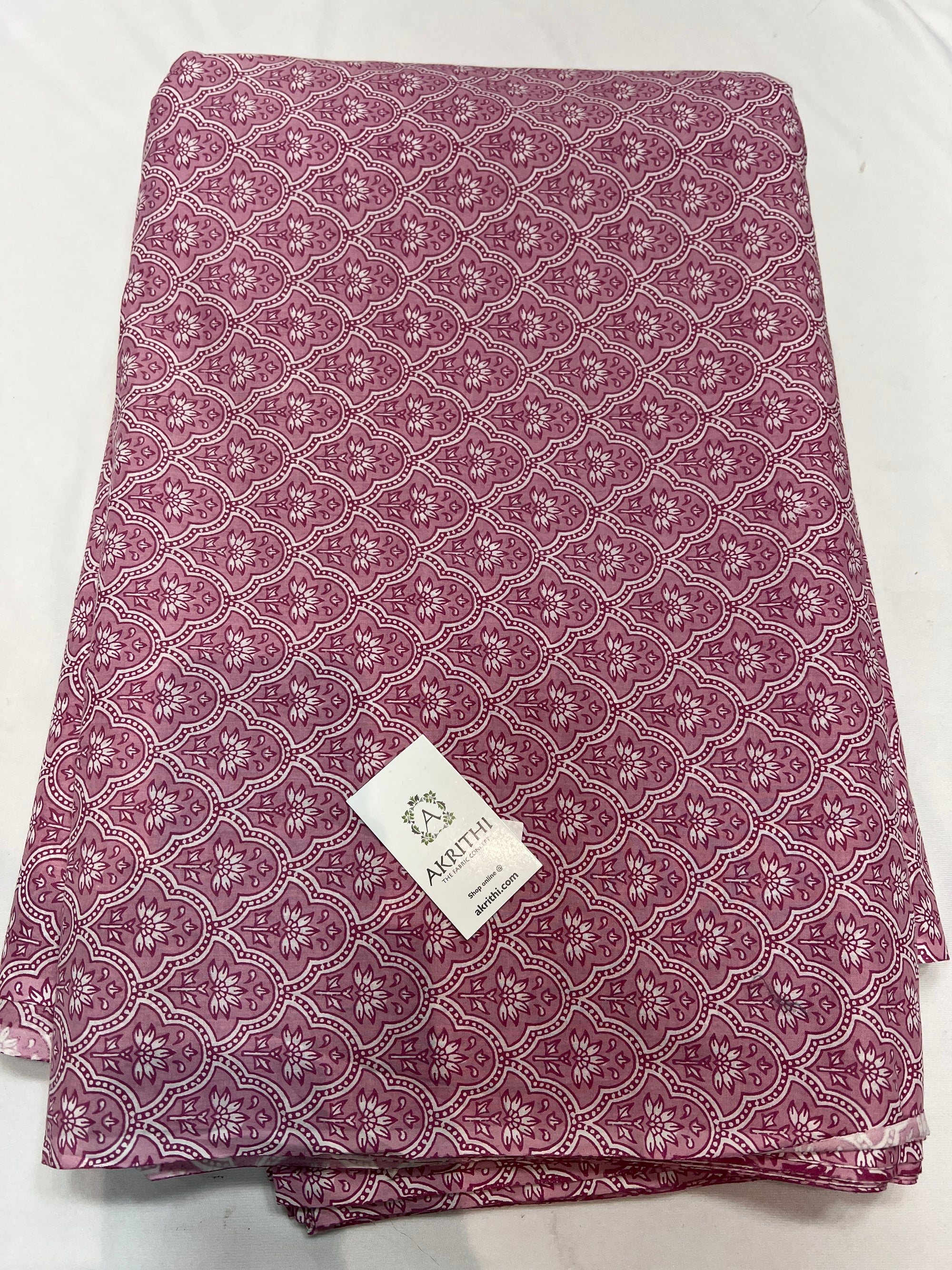 Printed pure cotton fabric