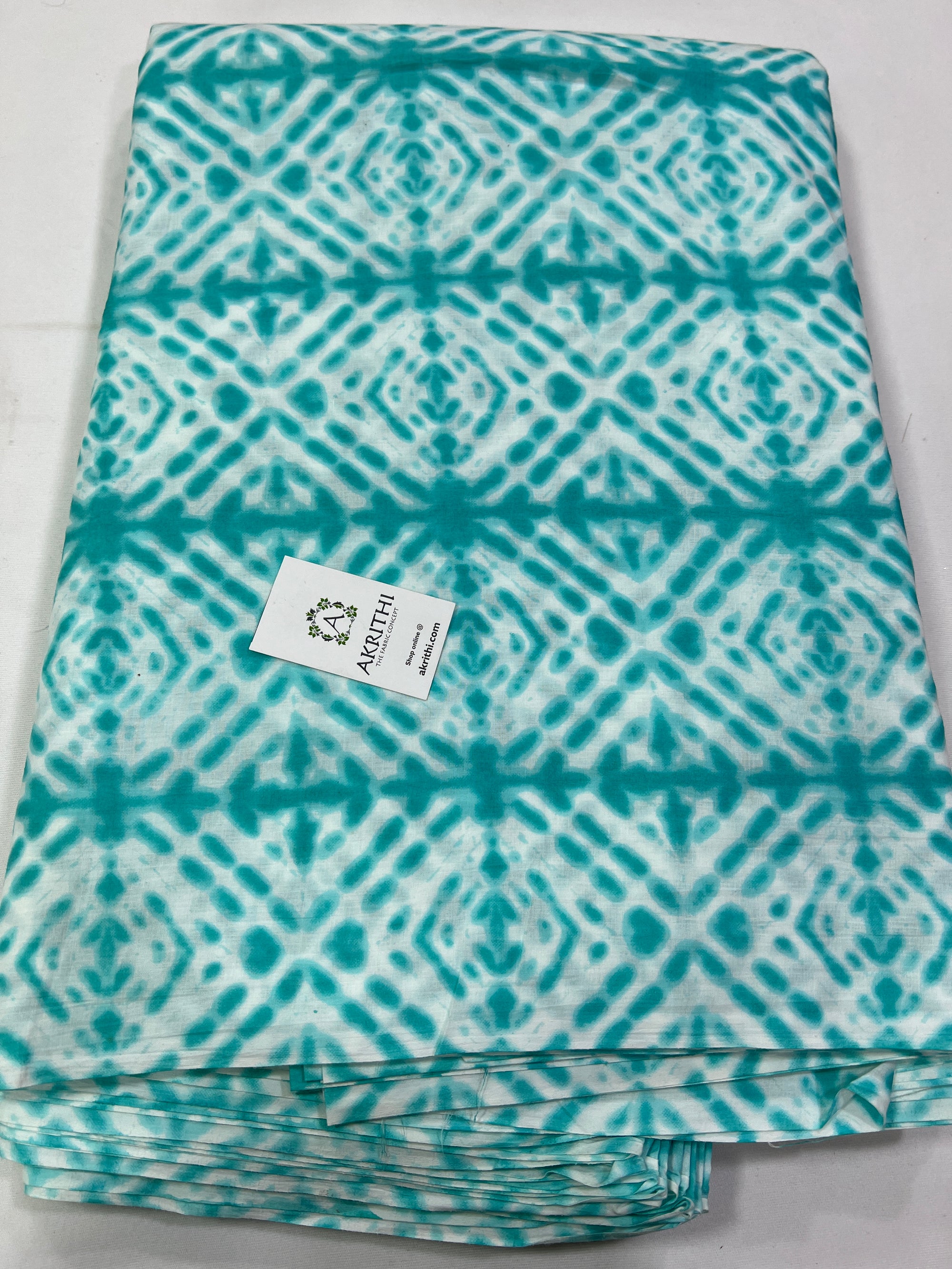 Printed pure cotton fabric