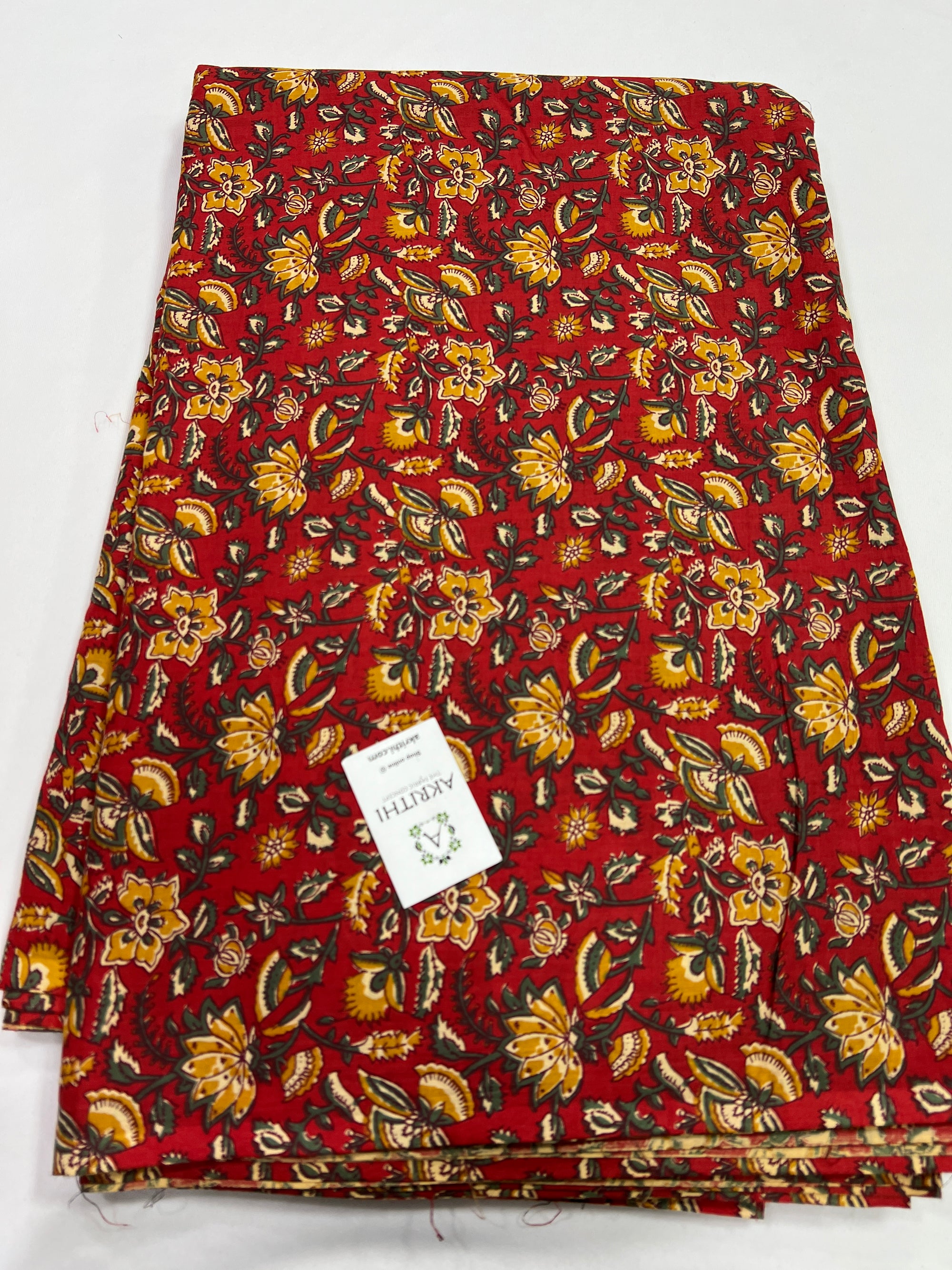 Printed pure cotton fabric