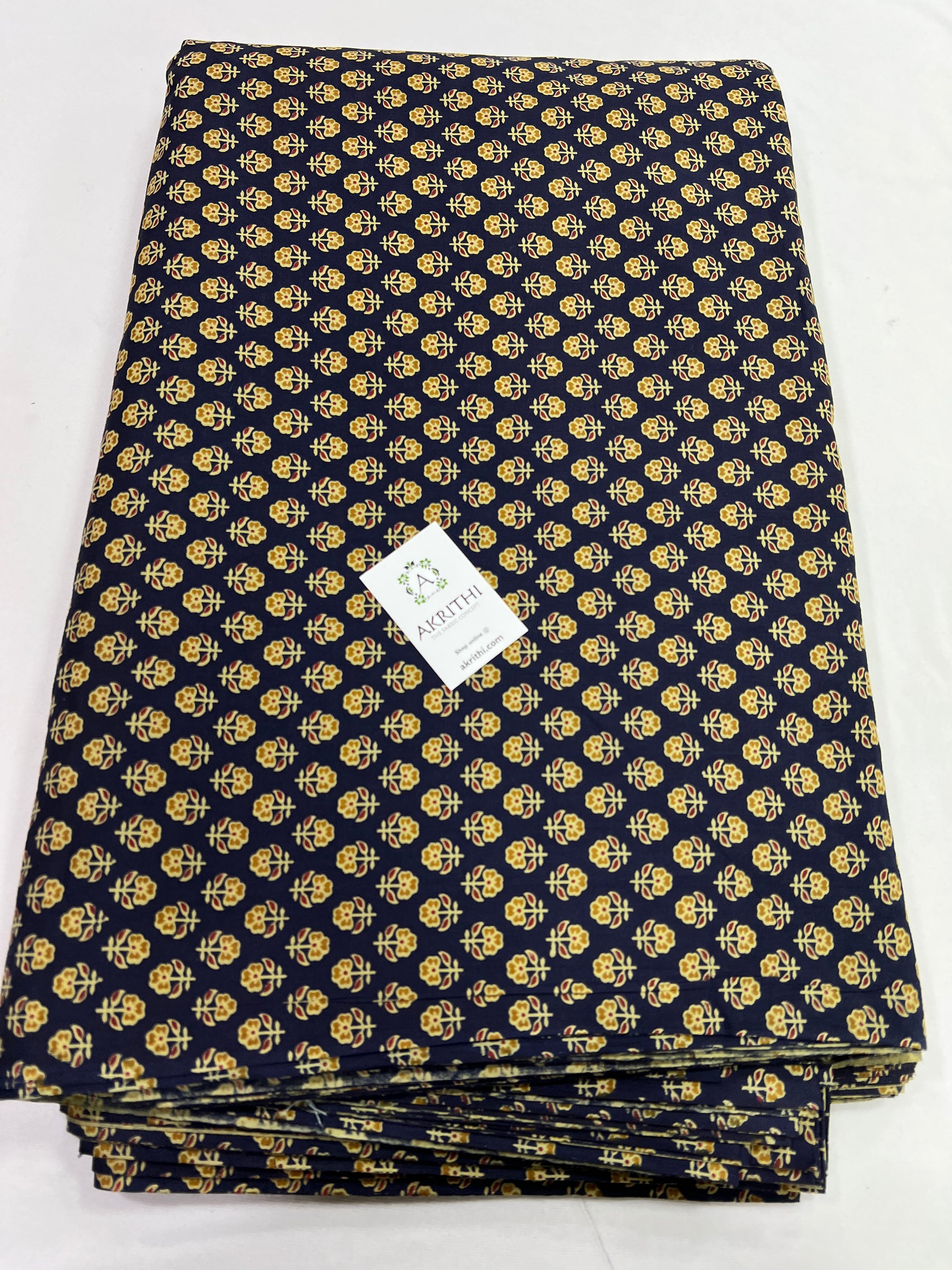 Printed pure cotton
