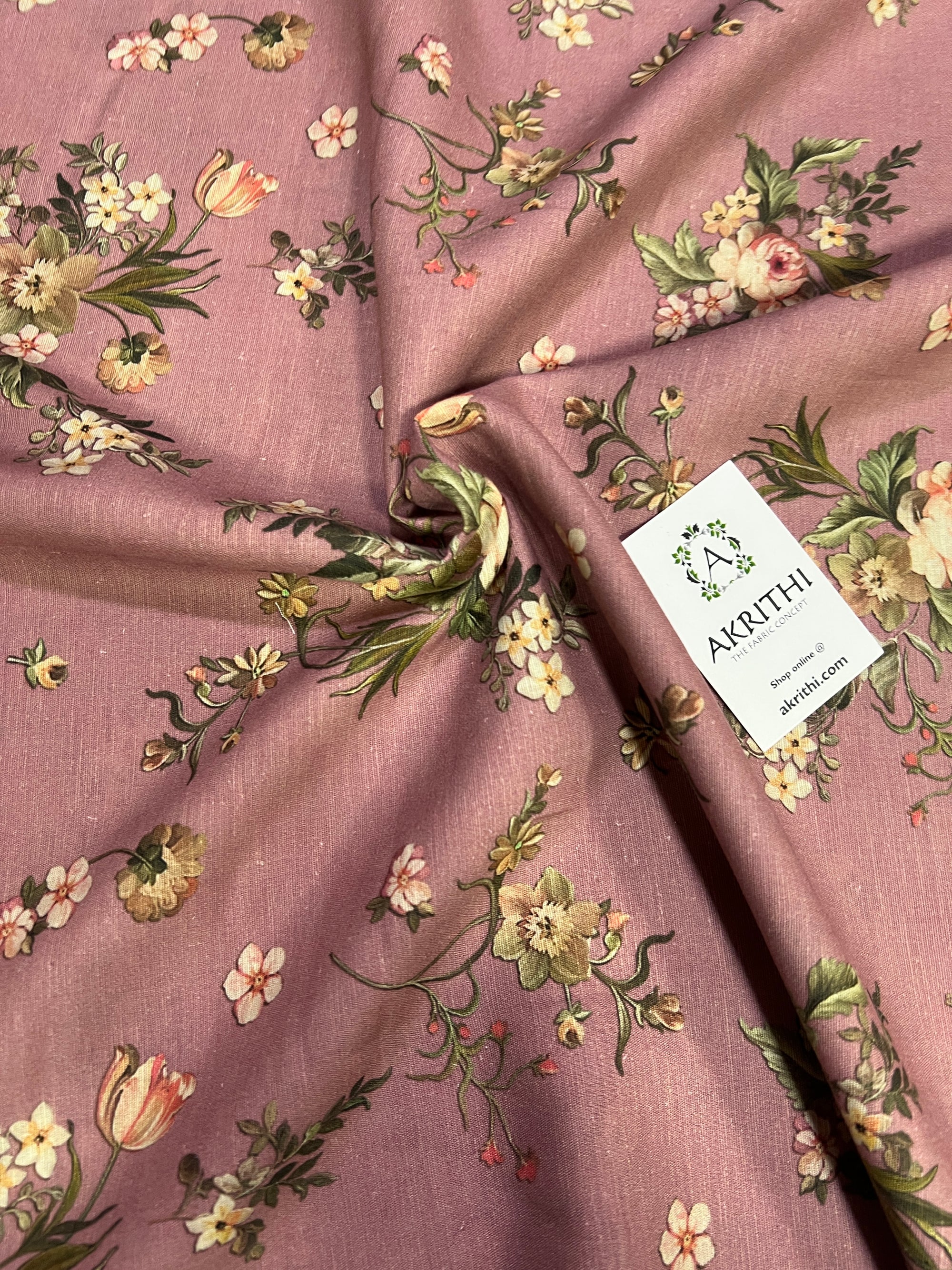 Digital Printed pure linen fabric