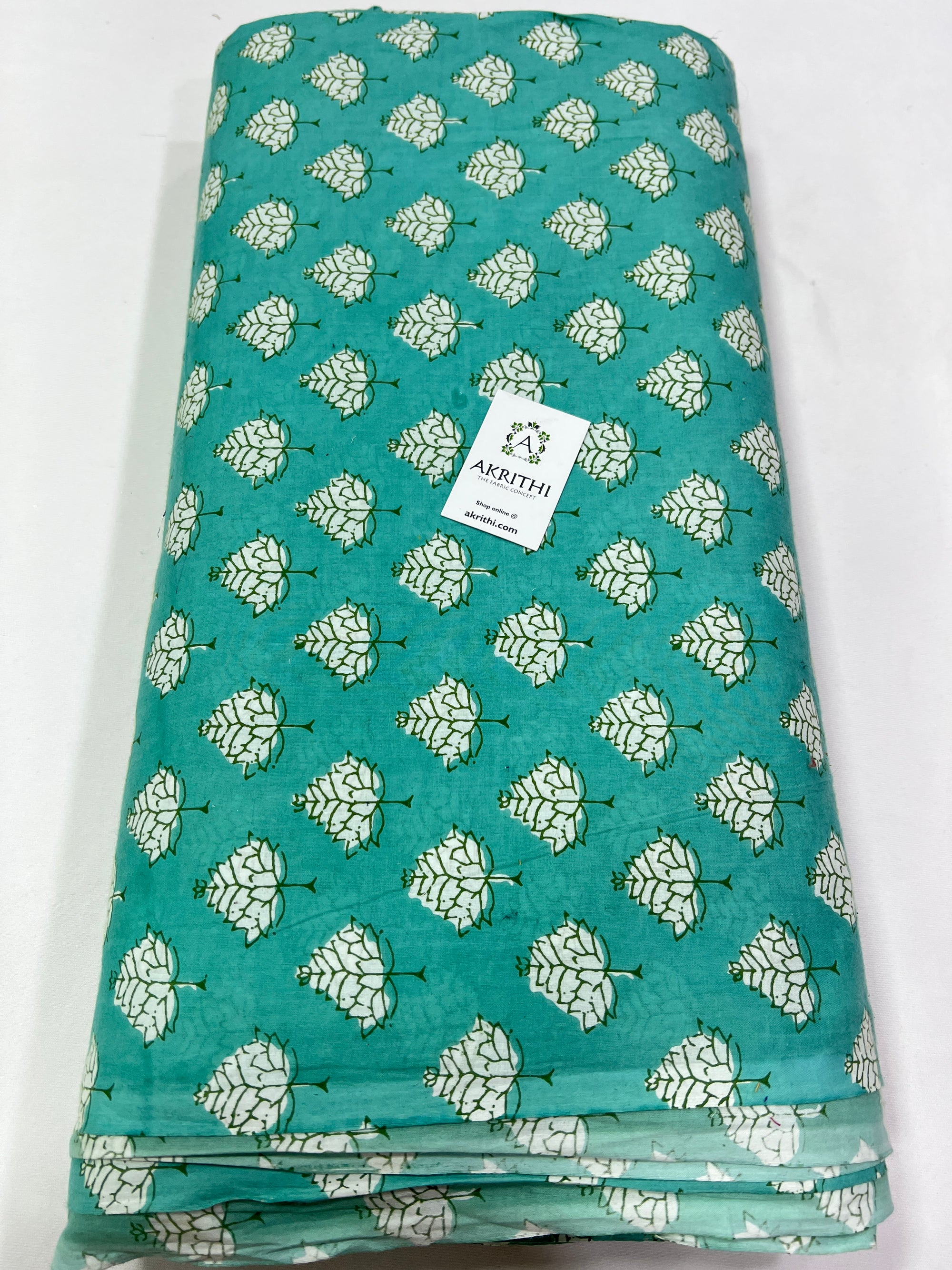 Printed pure cotton fabric