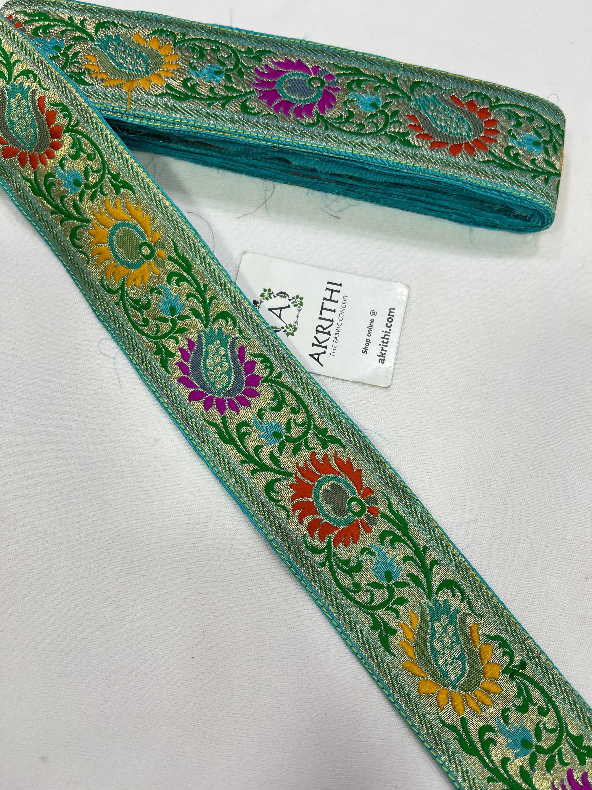 Handloom Banarasi lace 9 metres roll