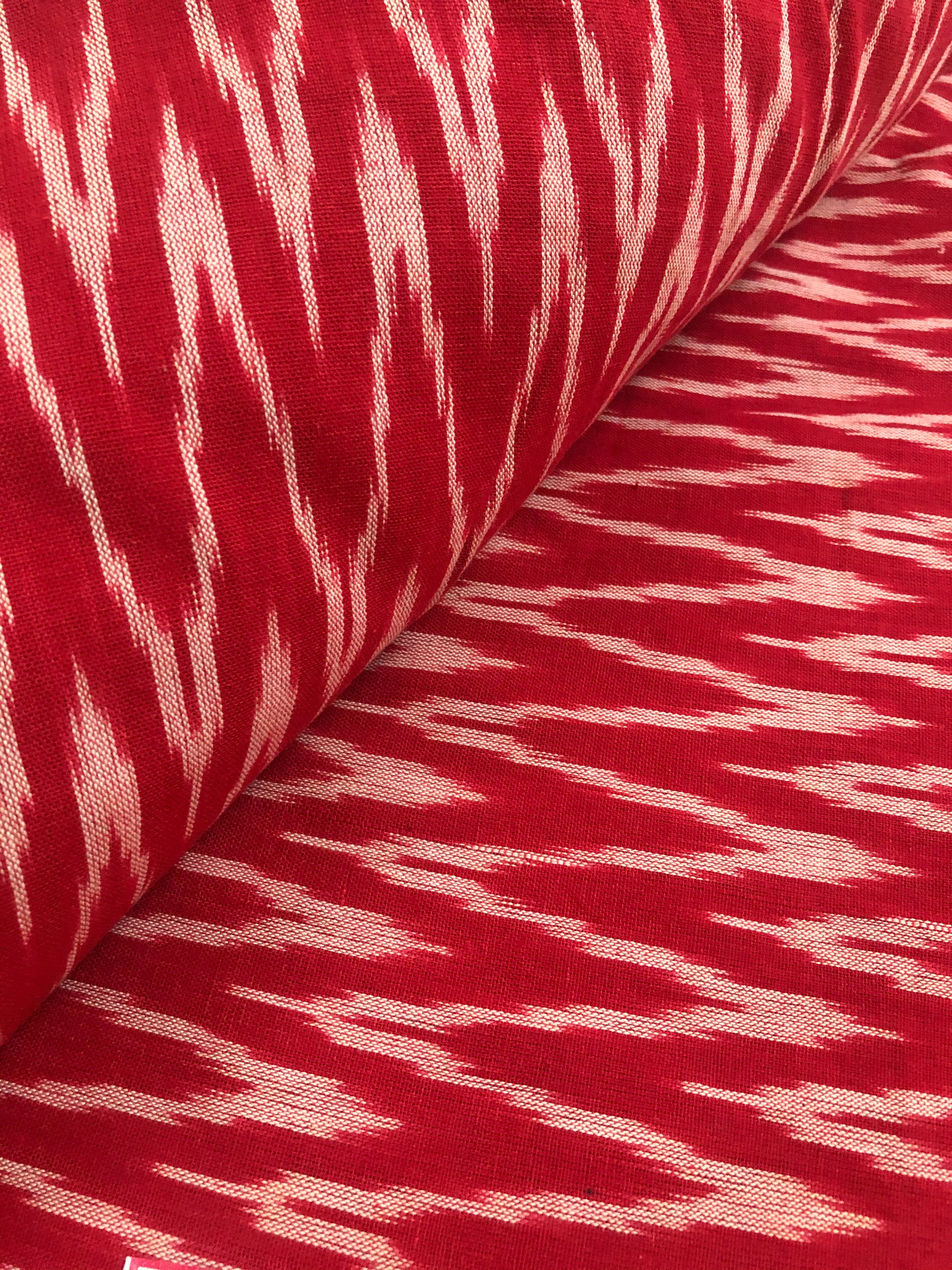 Ikat cotton fabric