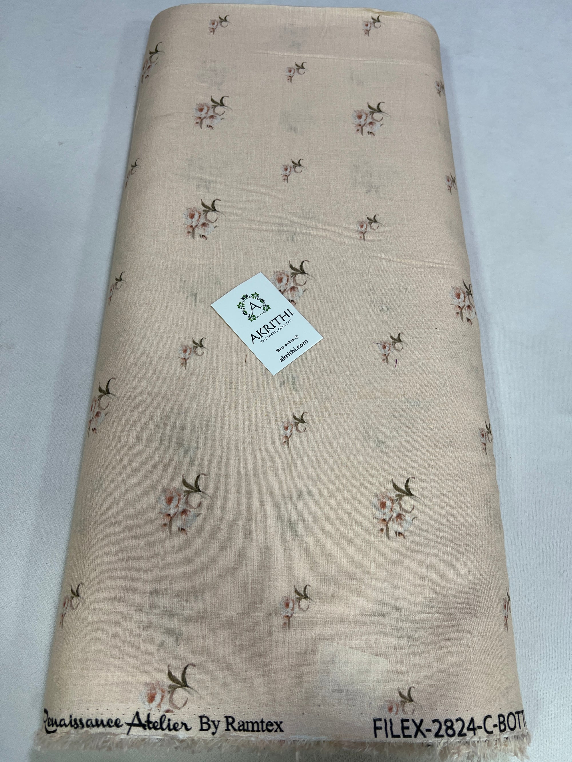 Digital Printed pure linen fabric
