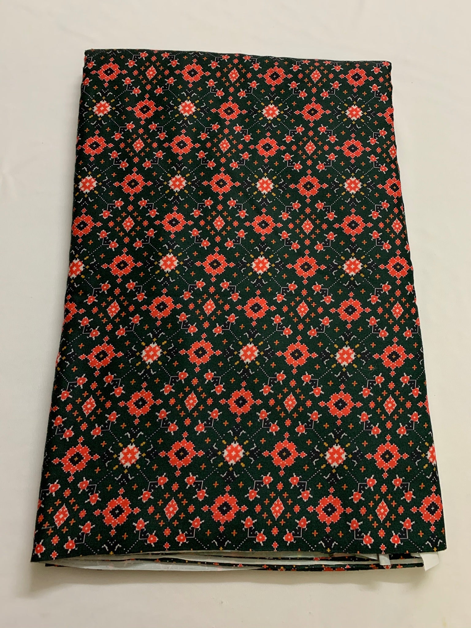 Patola Printed semi Satin fabric