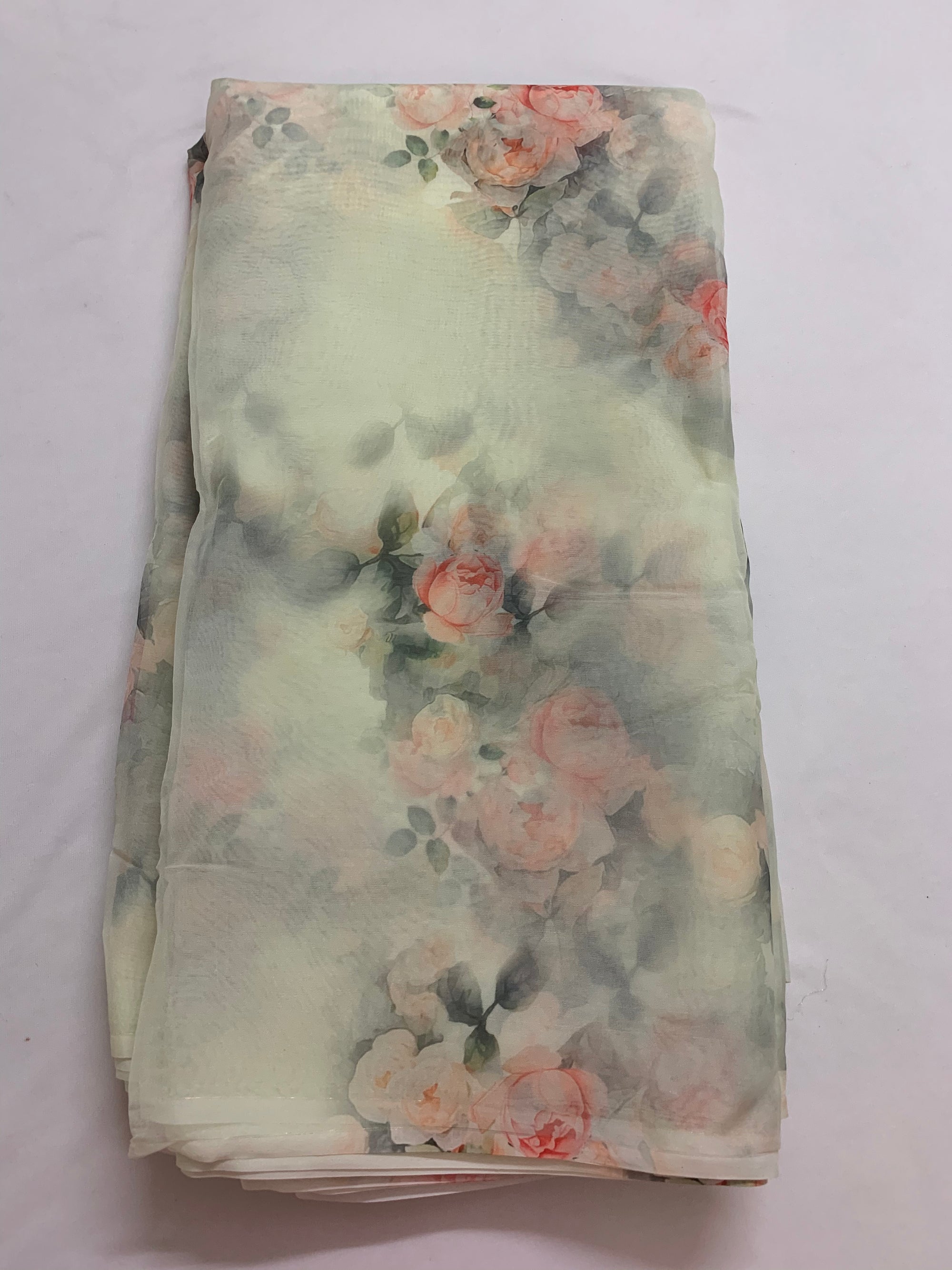 Digital Printed organza fabric