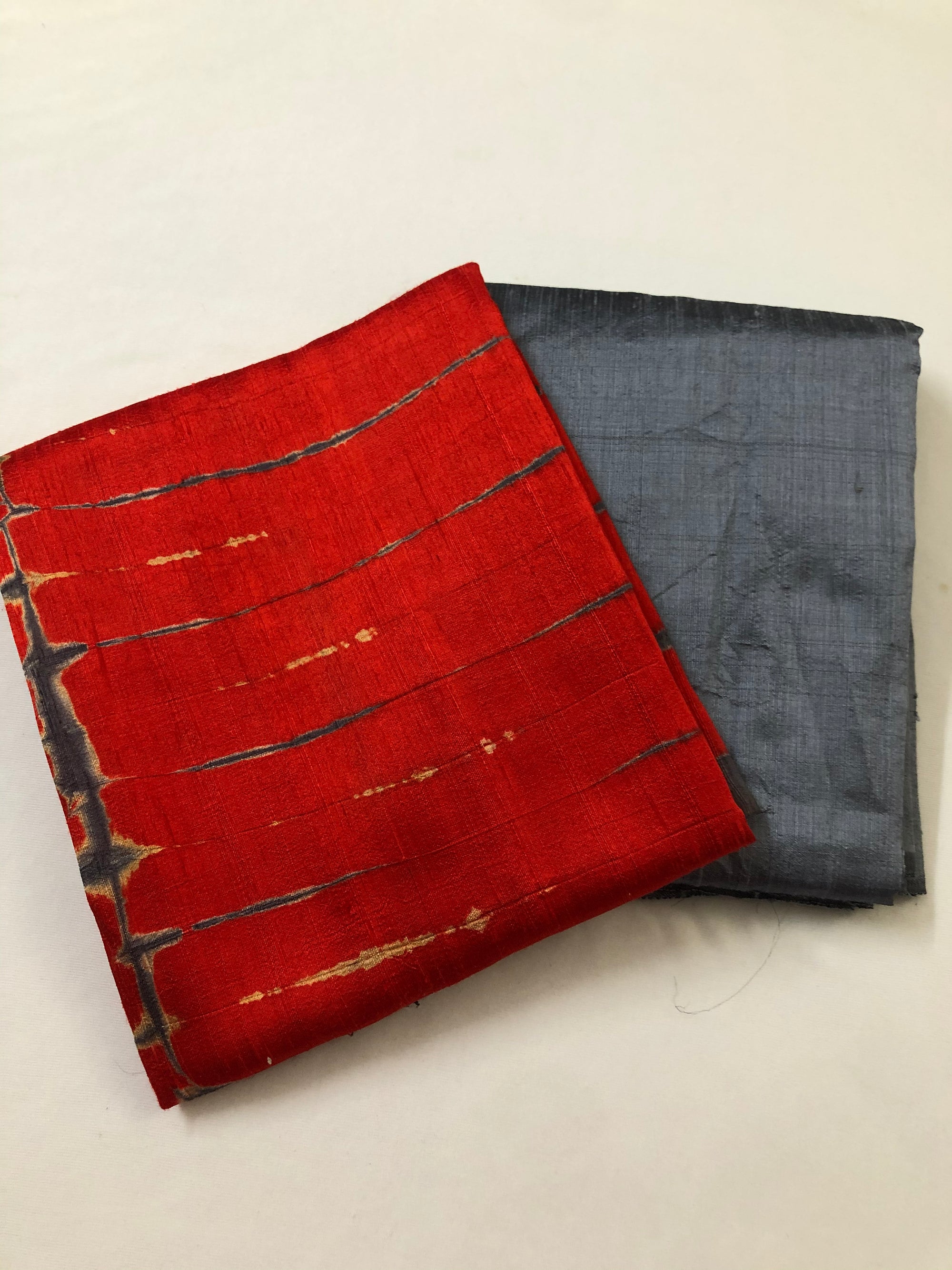 Pure raw silk kurta with raw silk bottom
