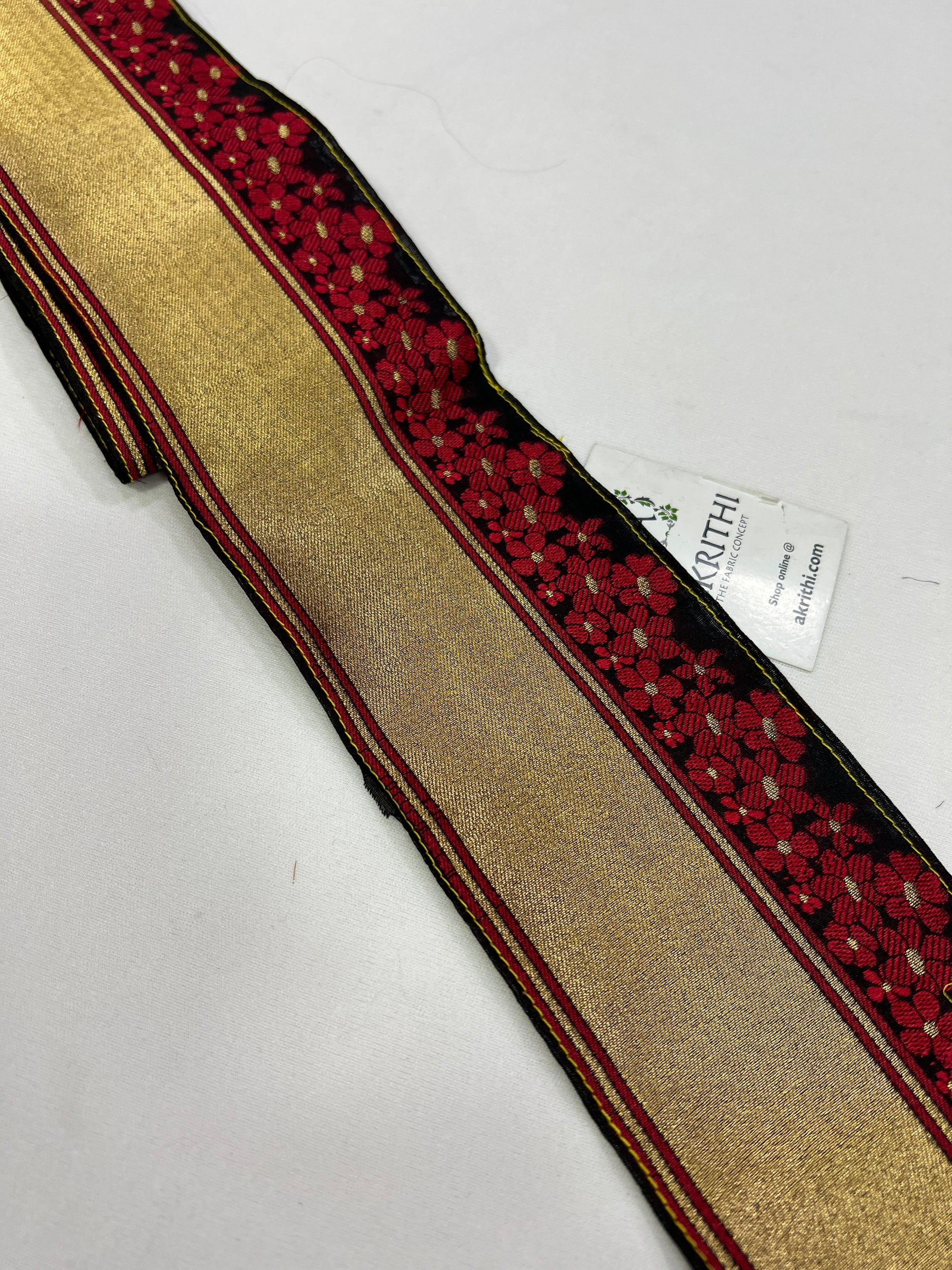 Handloom Banarasi lace 5 metres roll