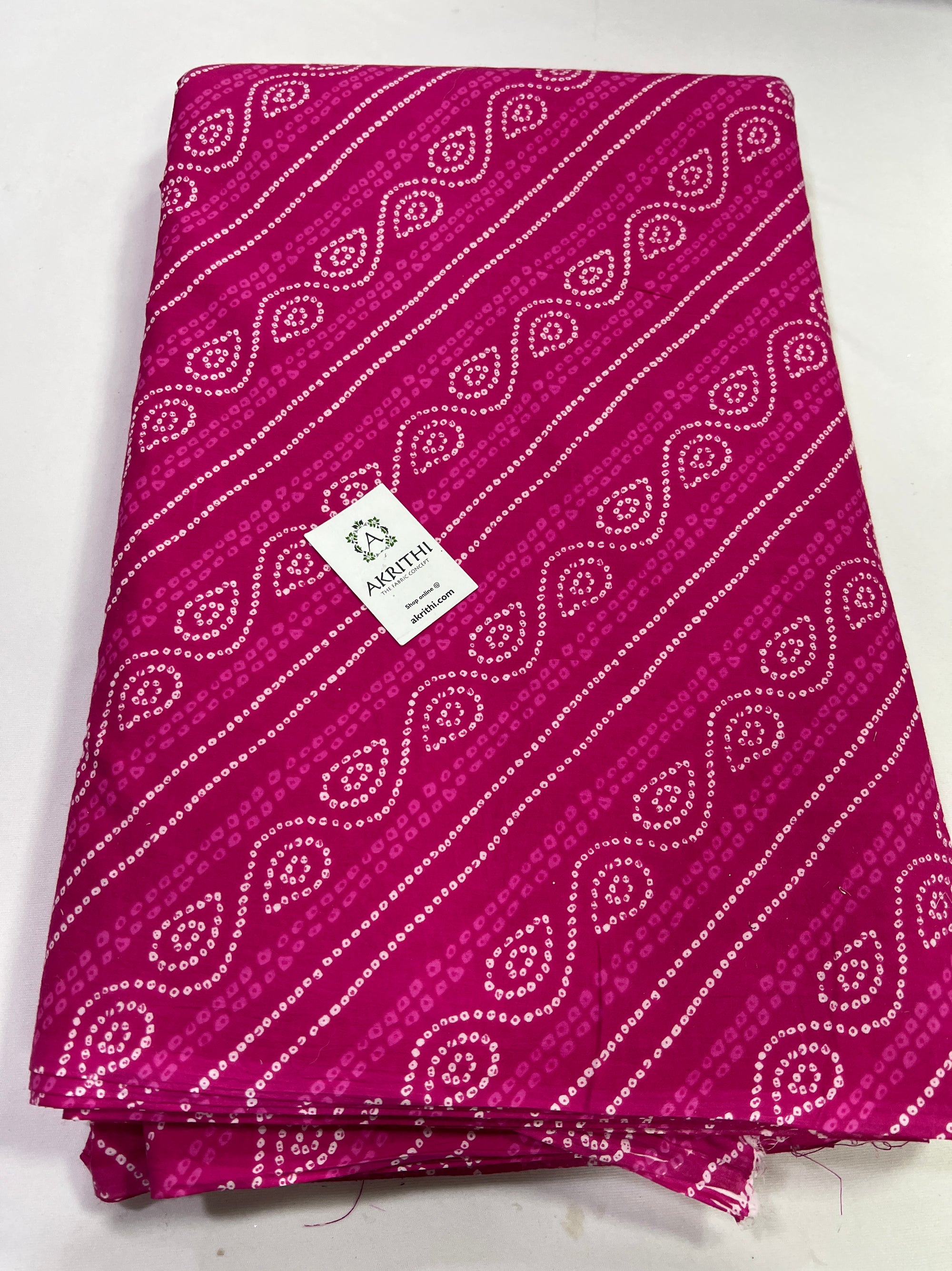Printed pure cotton fabric