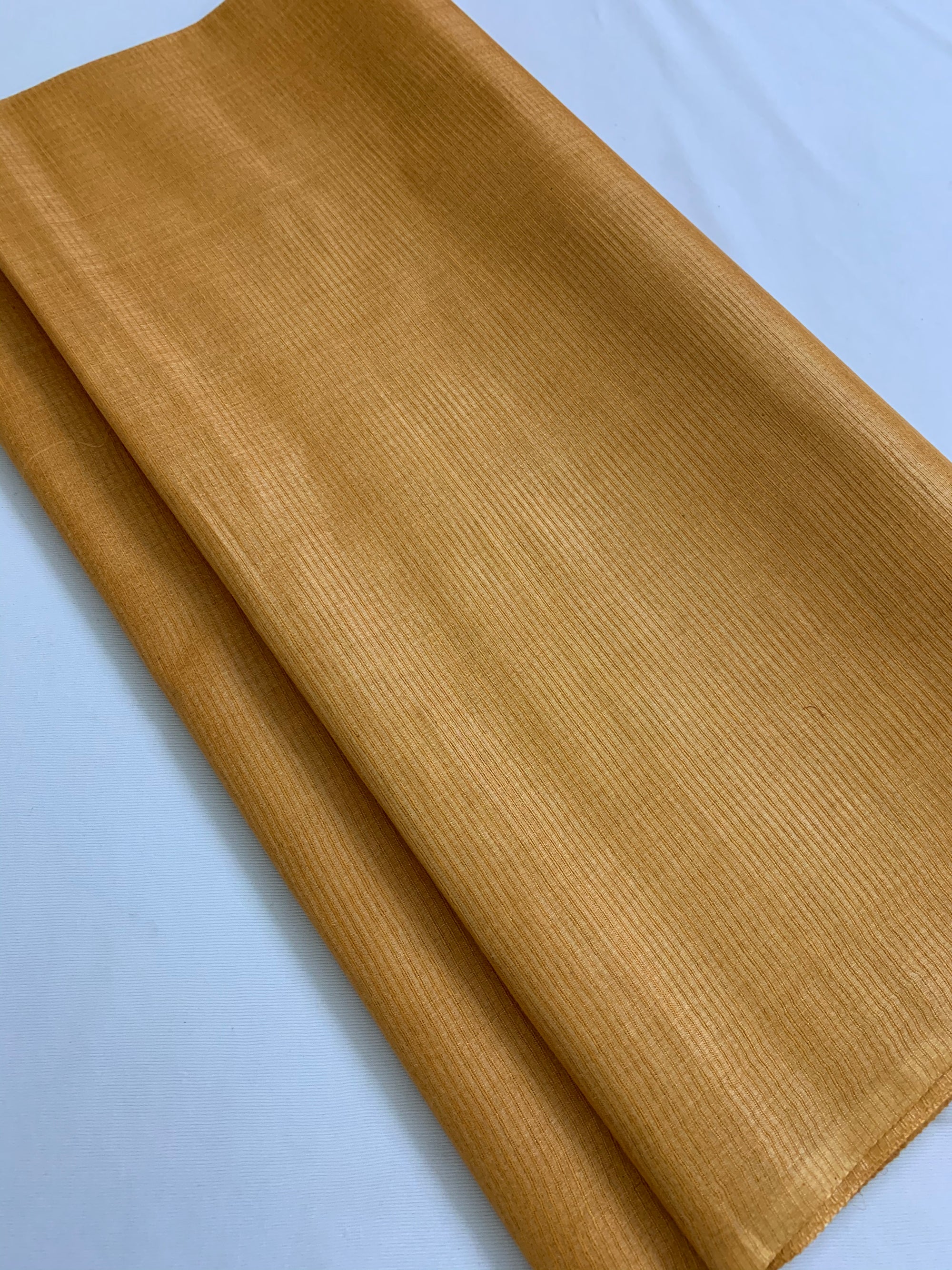 Striped Pure Tussar silk fabric