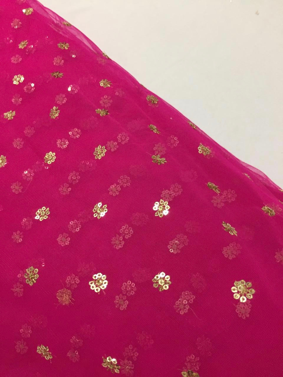 Butti net fabric