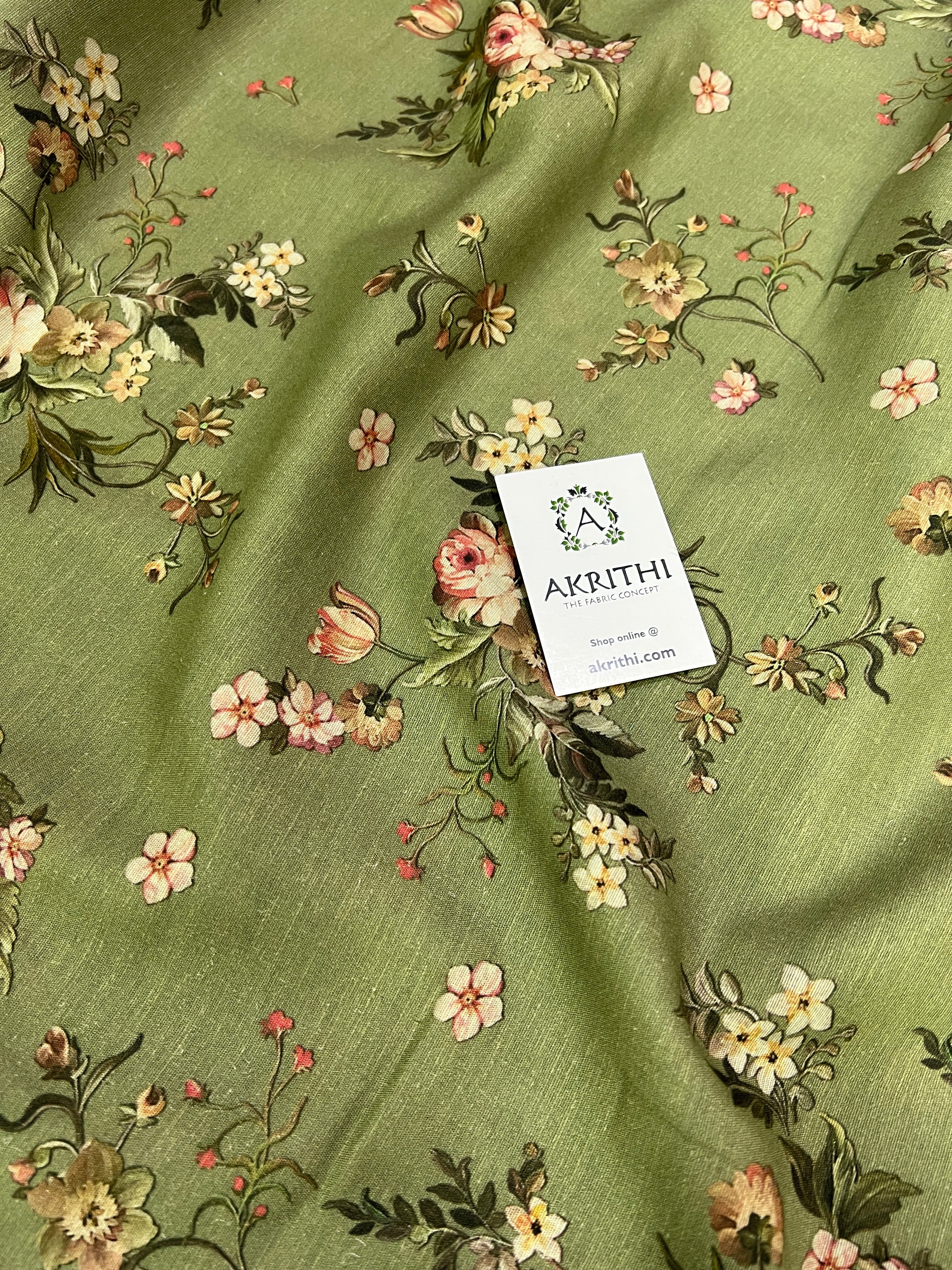 Digital Printed pure linen fabric