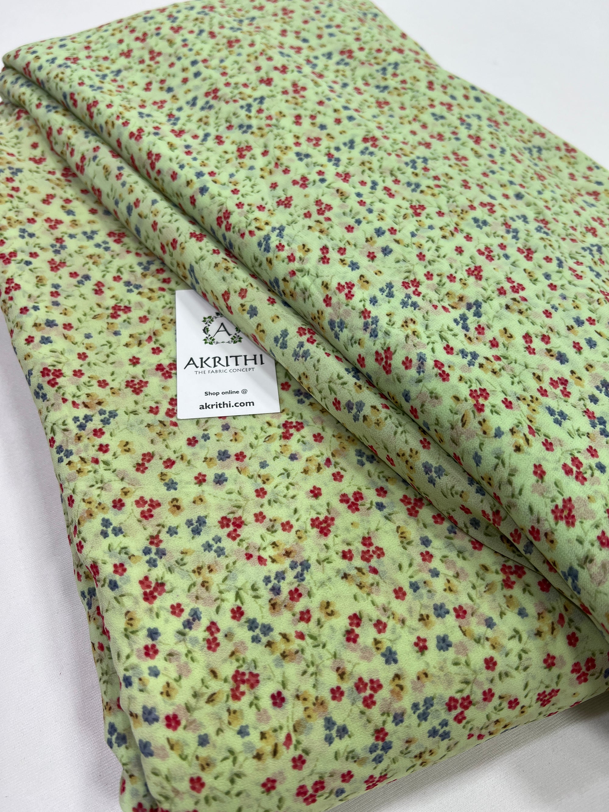 Floral printed georgette fabric 56 inches width