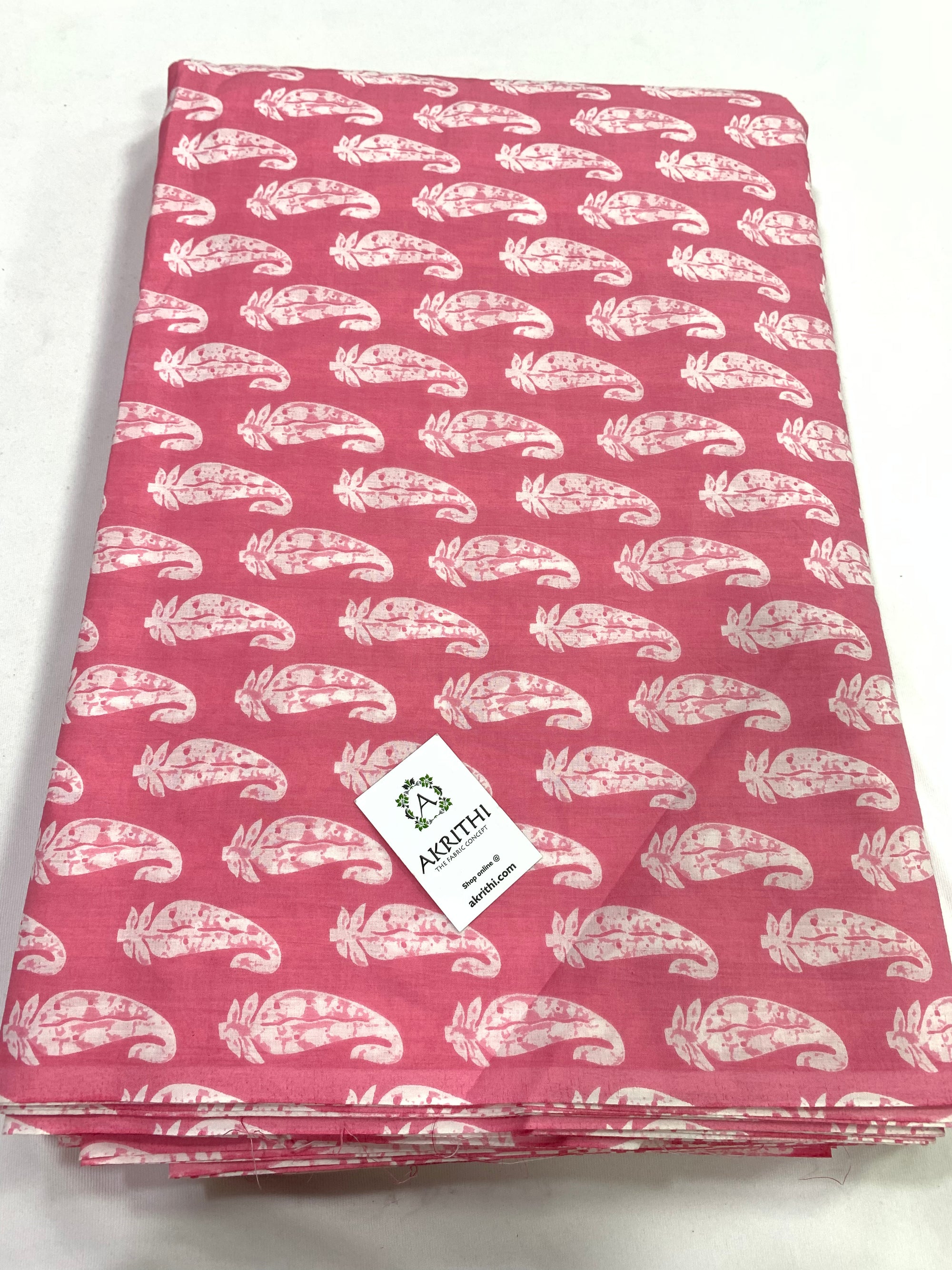 Printed pure cotton fabric