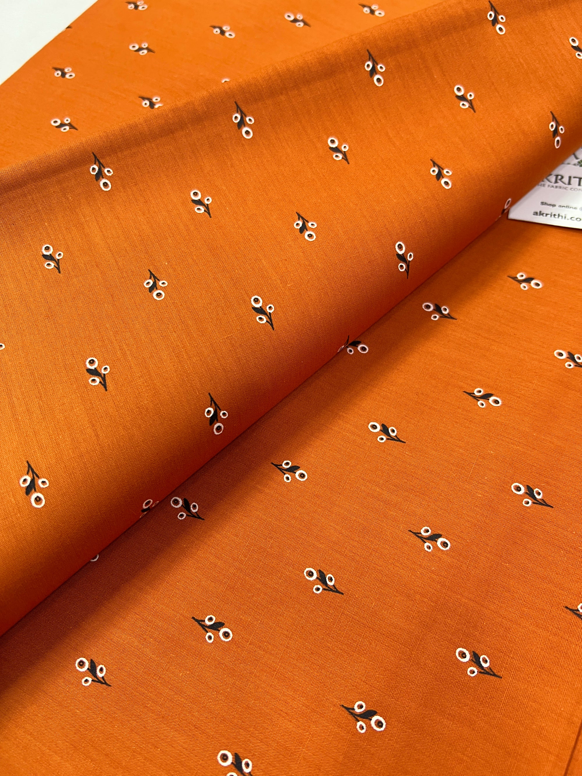 Printed pure cotton fabric