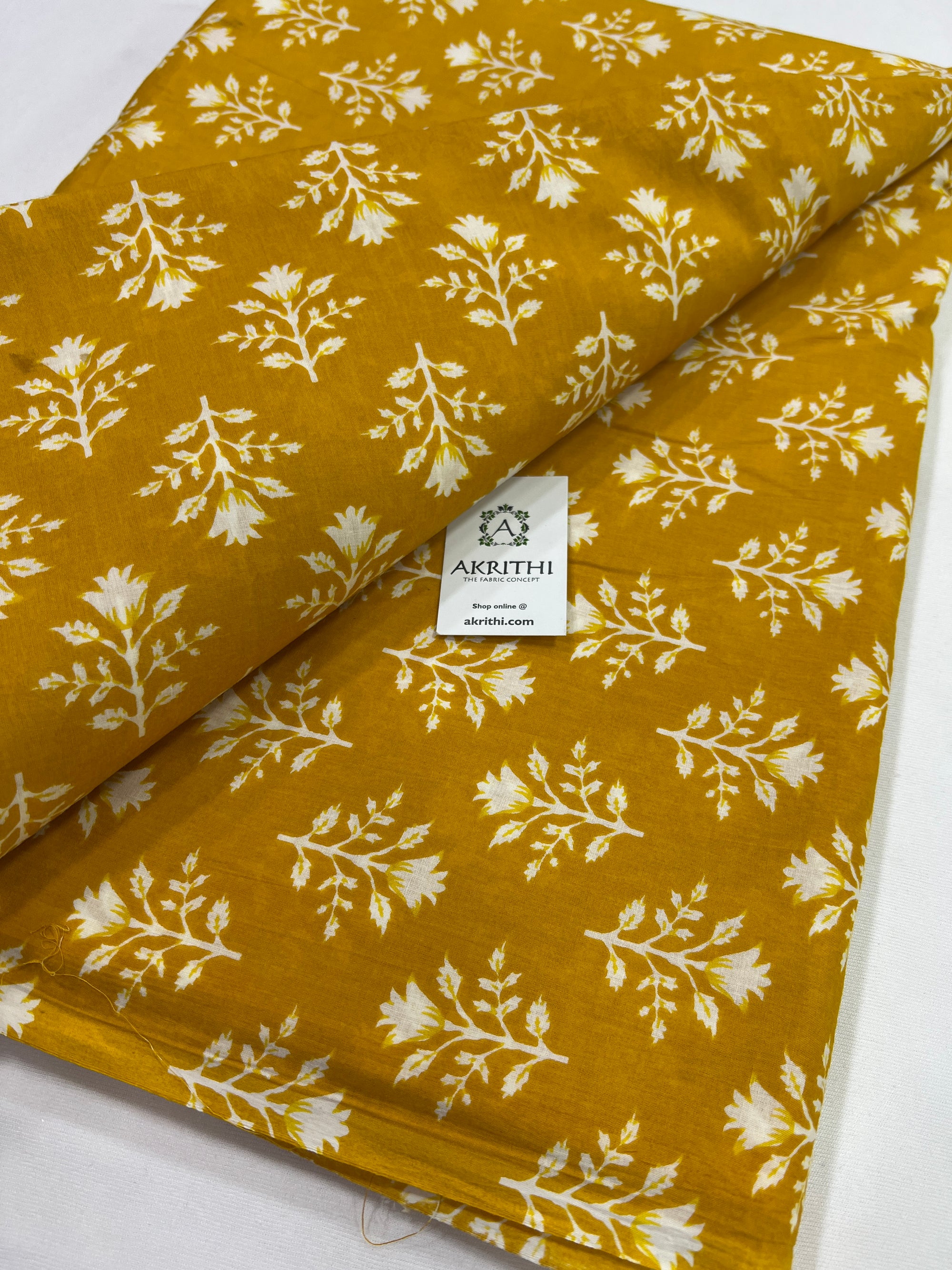 Printed pure cotton fabric