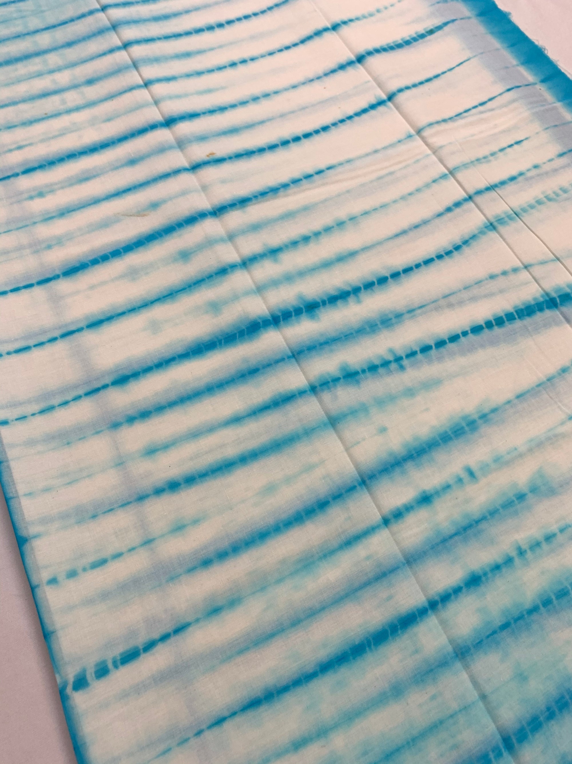 Tie and dye mul cotton fabric