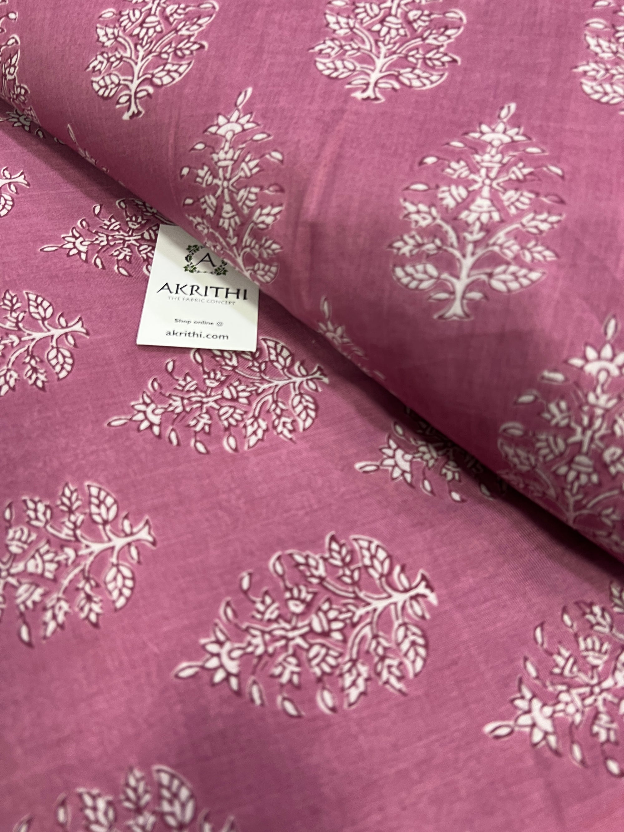 Printed pure cotton fabric