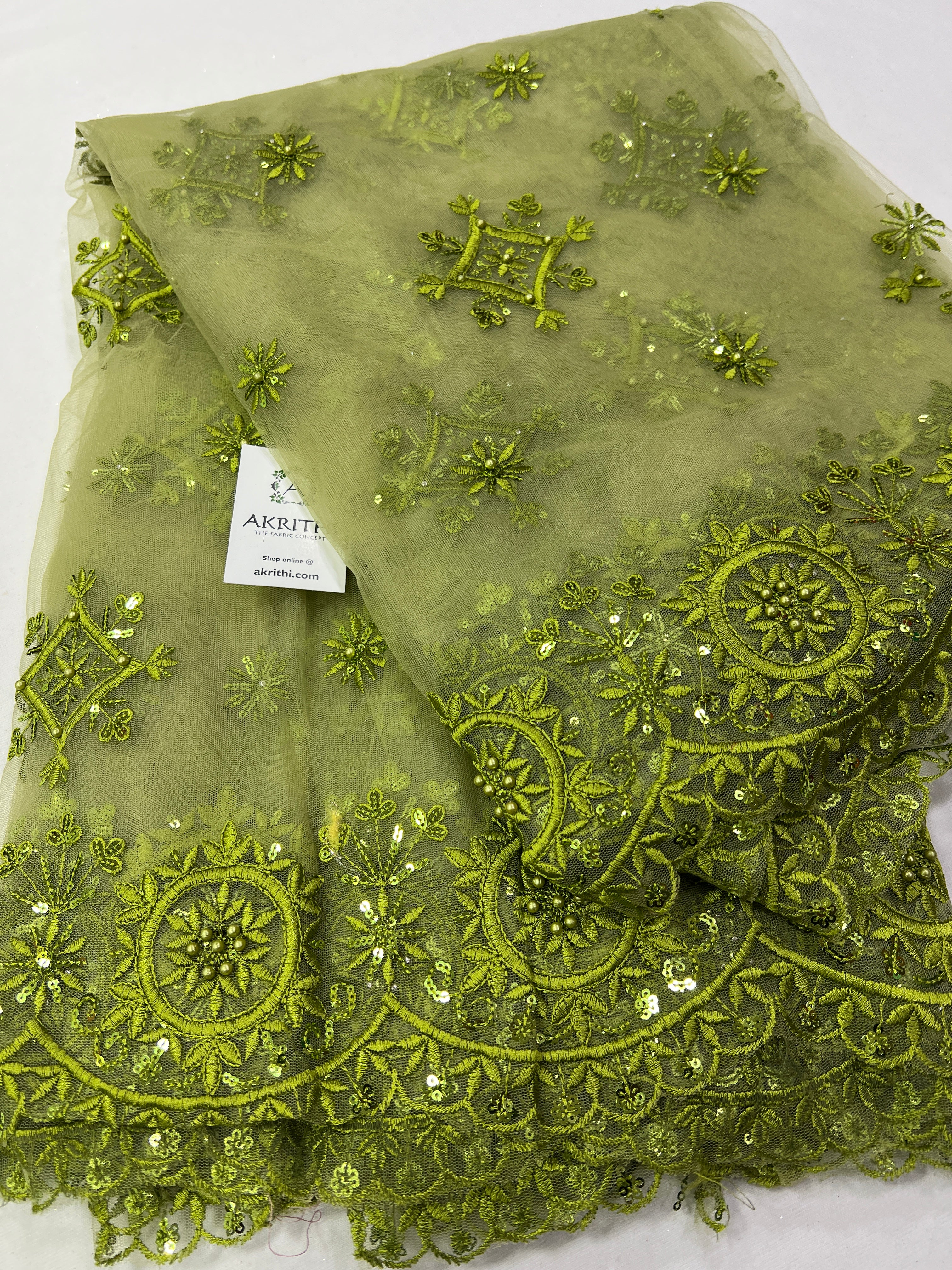 Buy embroidery fabric  Embroidered designer fabrics online – Page 9 –  Akrithi