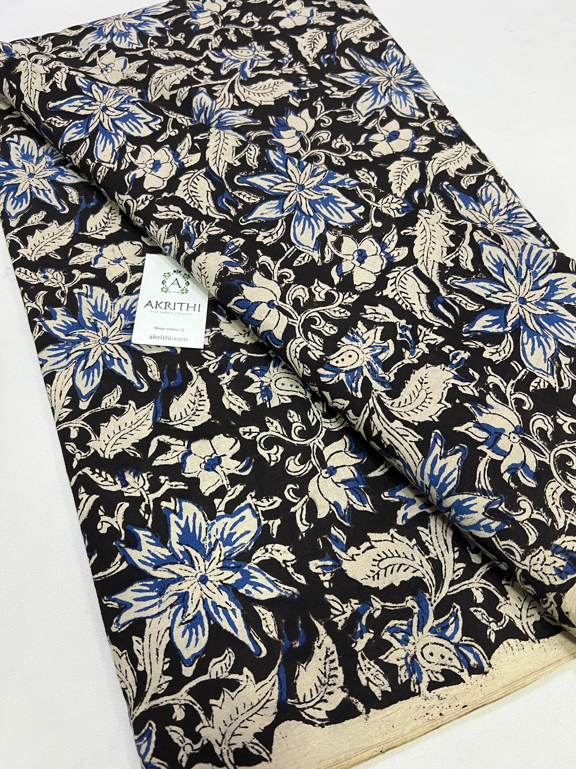 Hand block Printed pure cotton fabric
