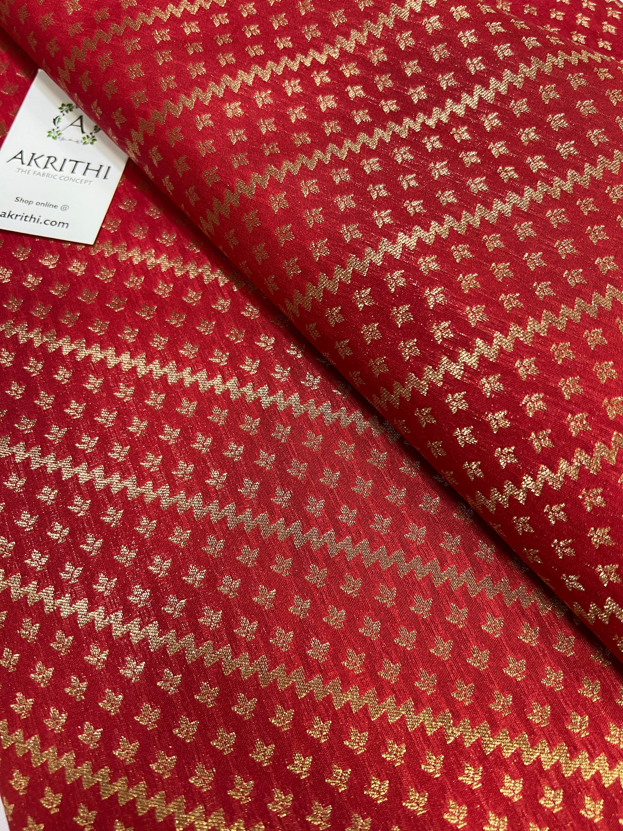 Banarasi brocade fabric 80 cms cut