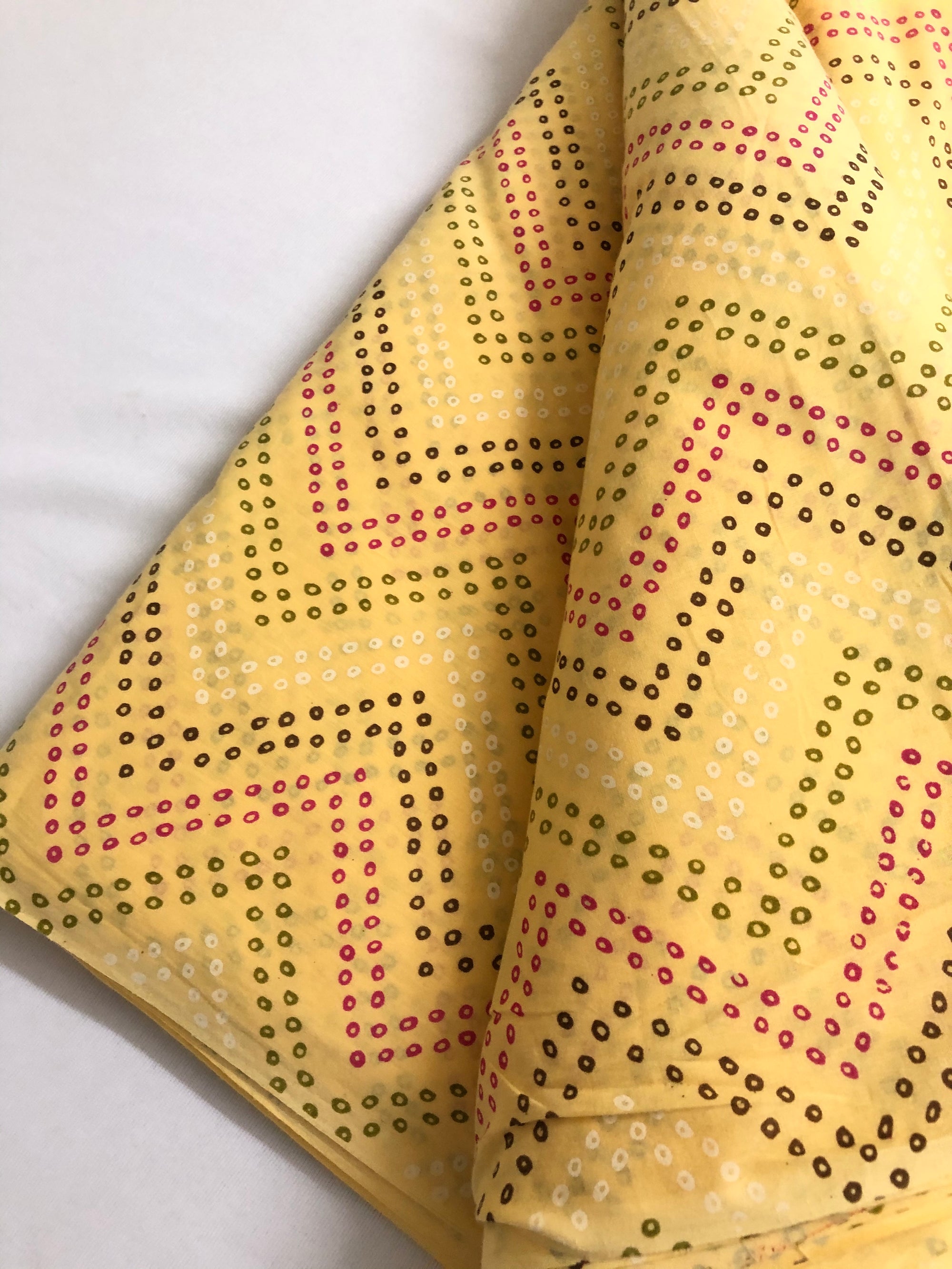 Printed cotton fabric