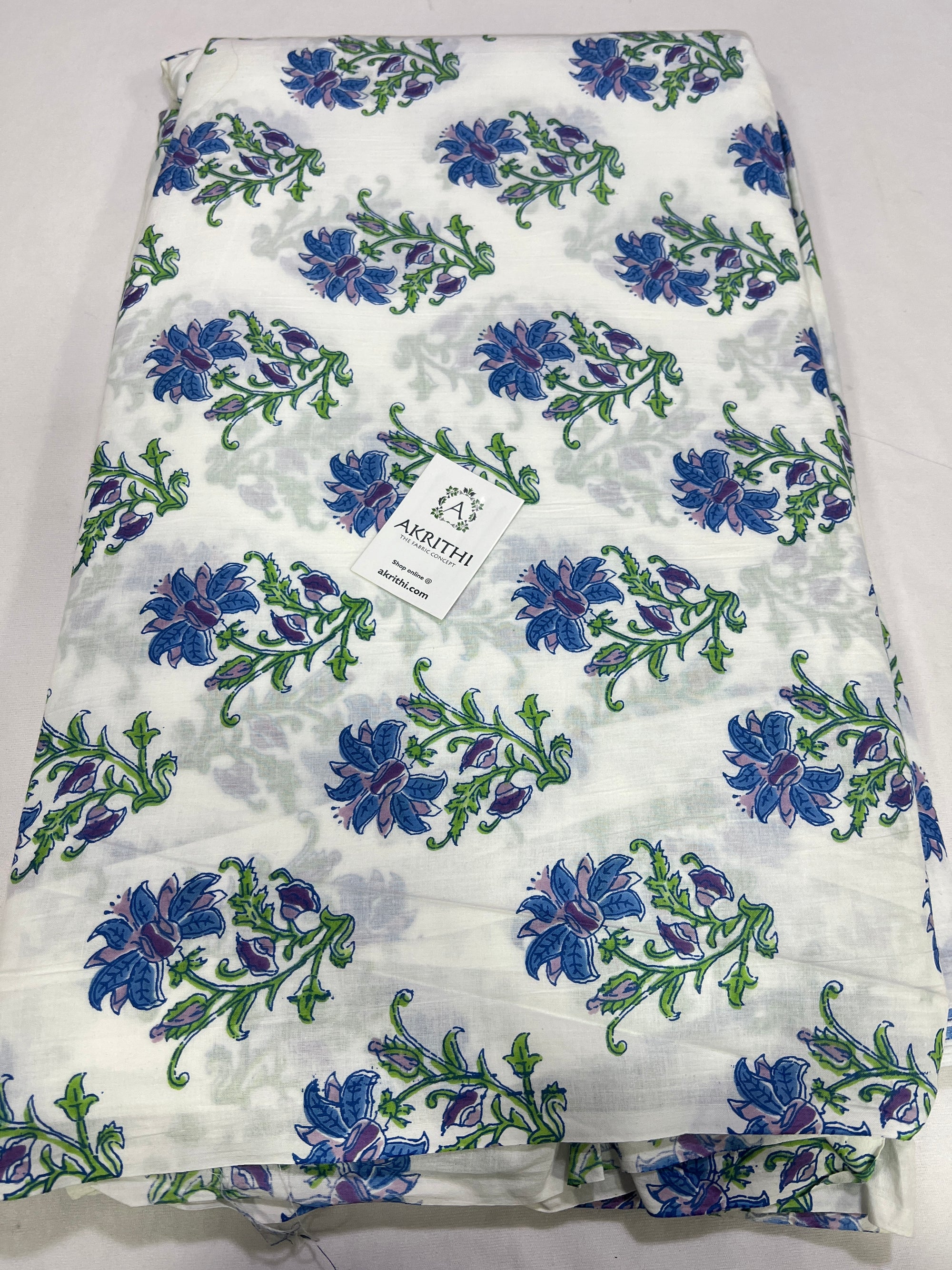 Printed pure cotton fabric