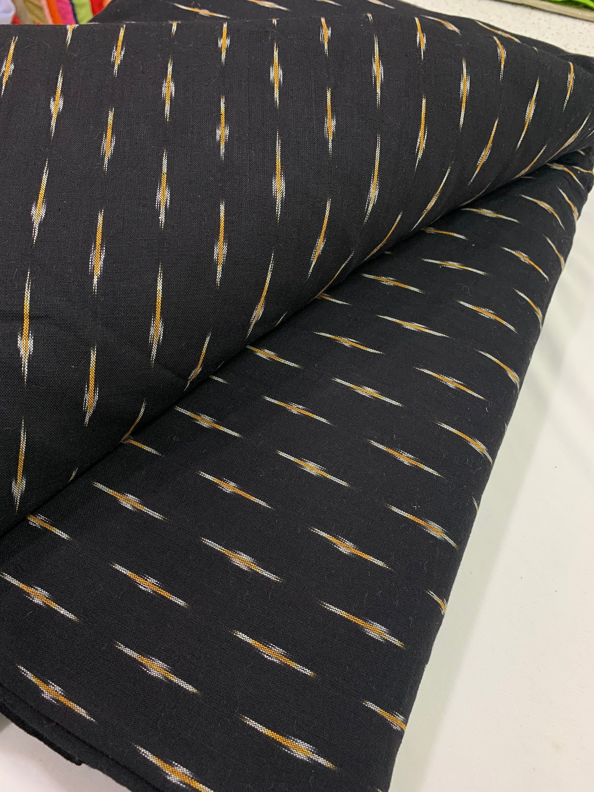 Handloom Ikat pure cotton fabric