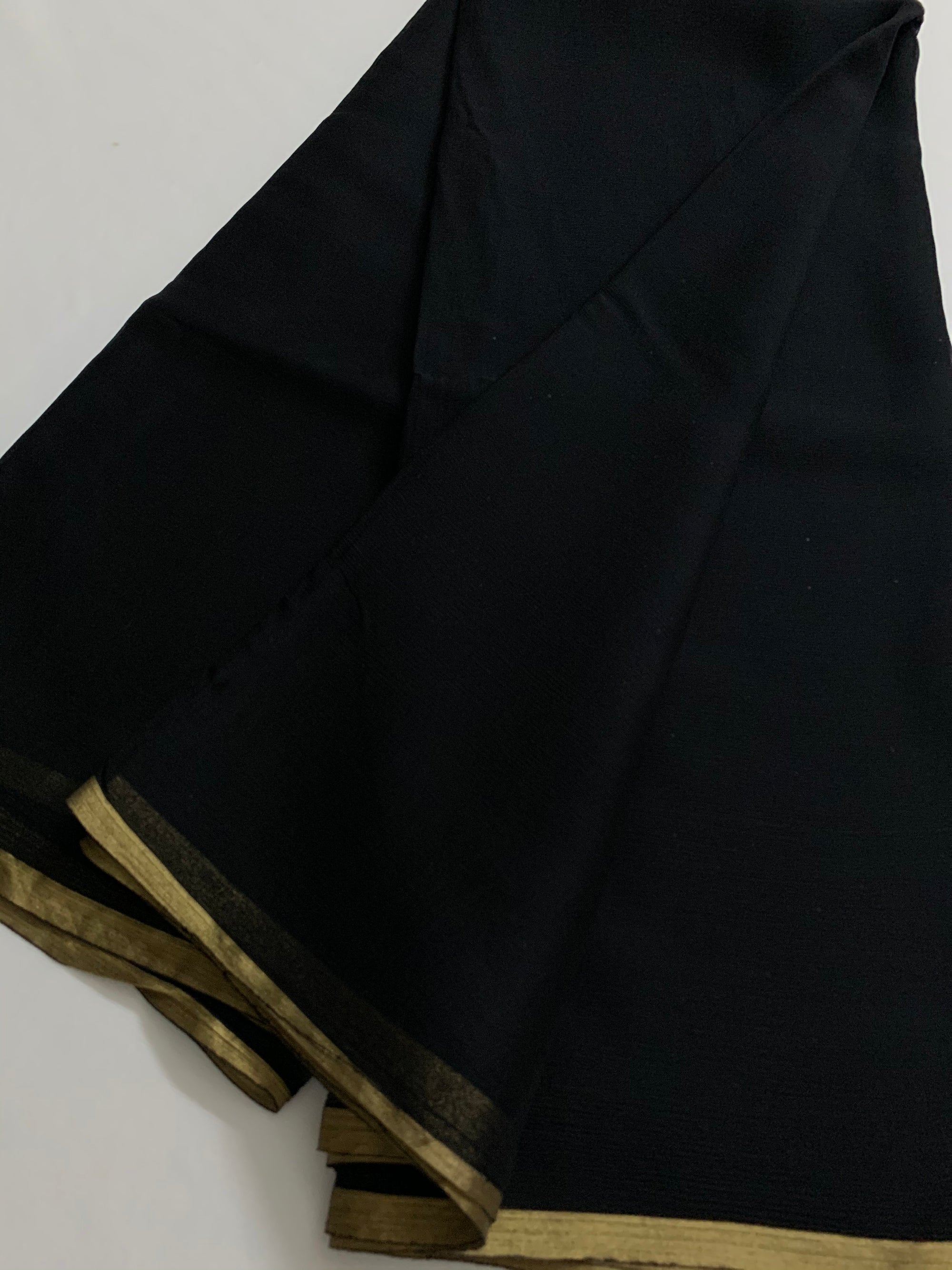 Pure silk chiffon saree