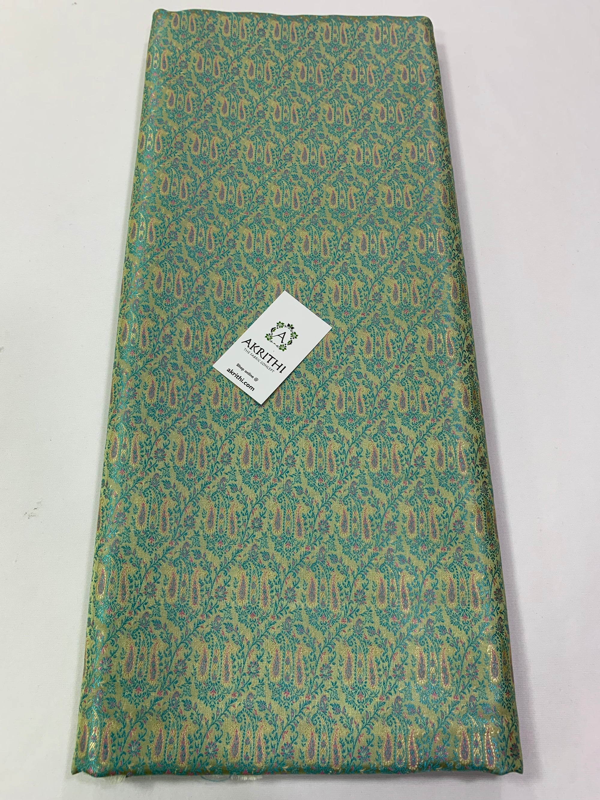 Handloom Banarasi brocade fabric