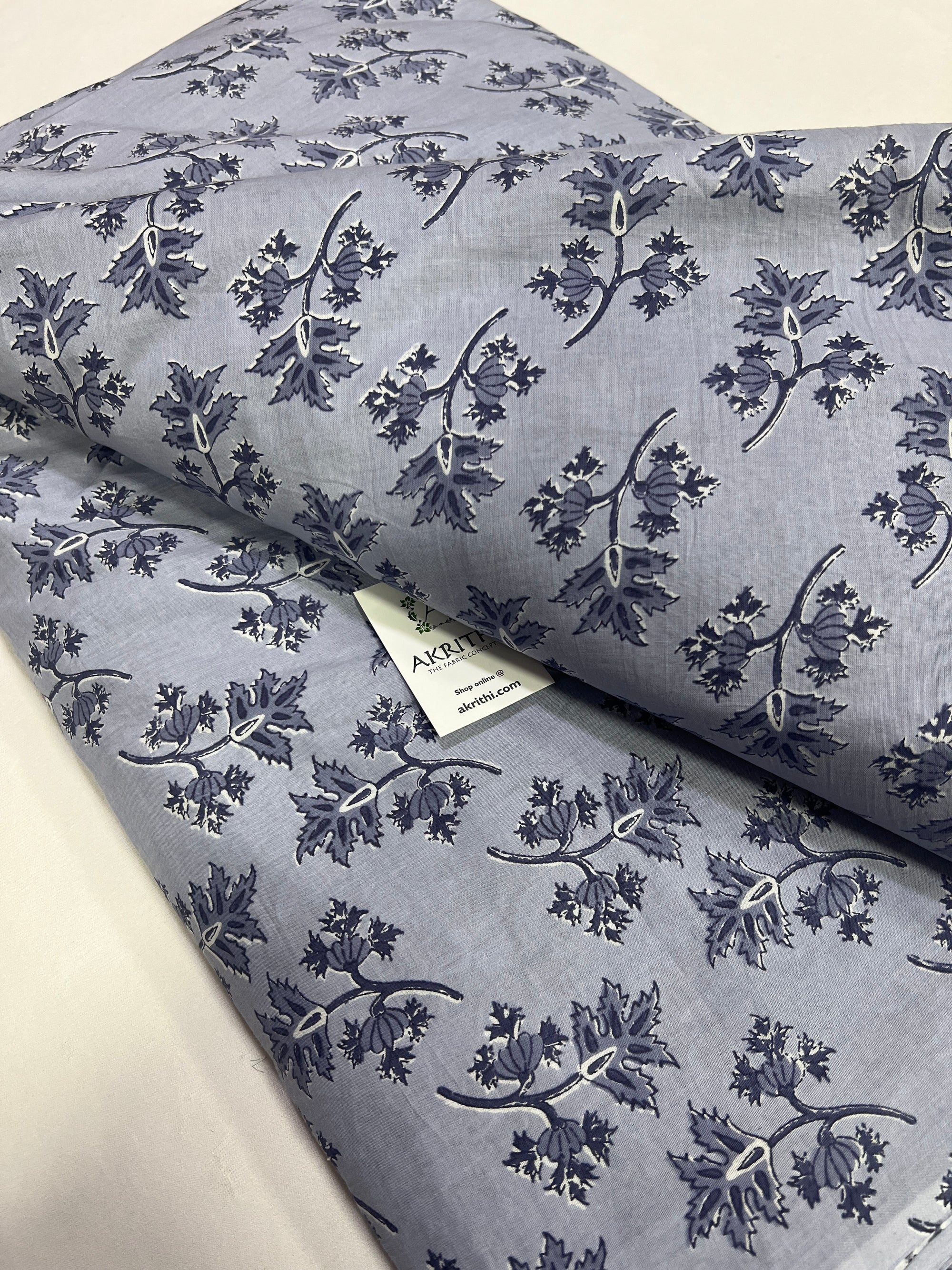 Printed pure cotton fabric