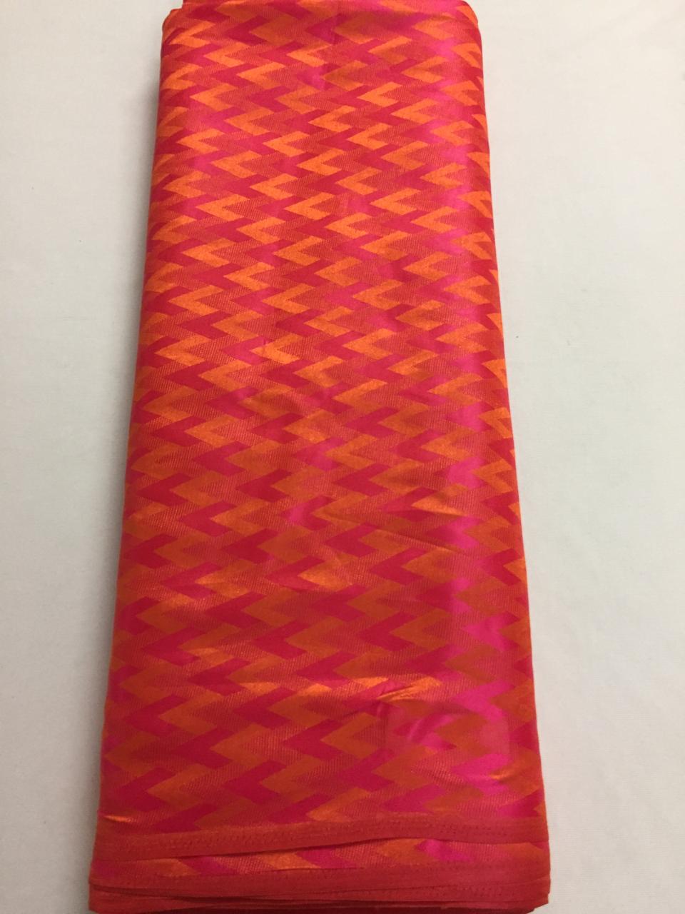Semi silk fabric