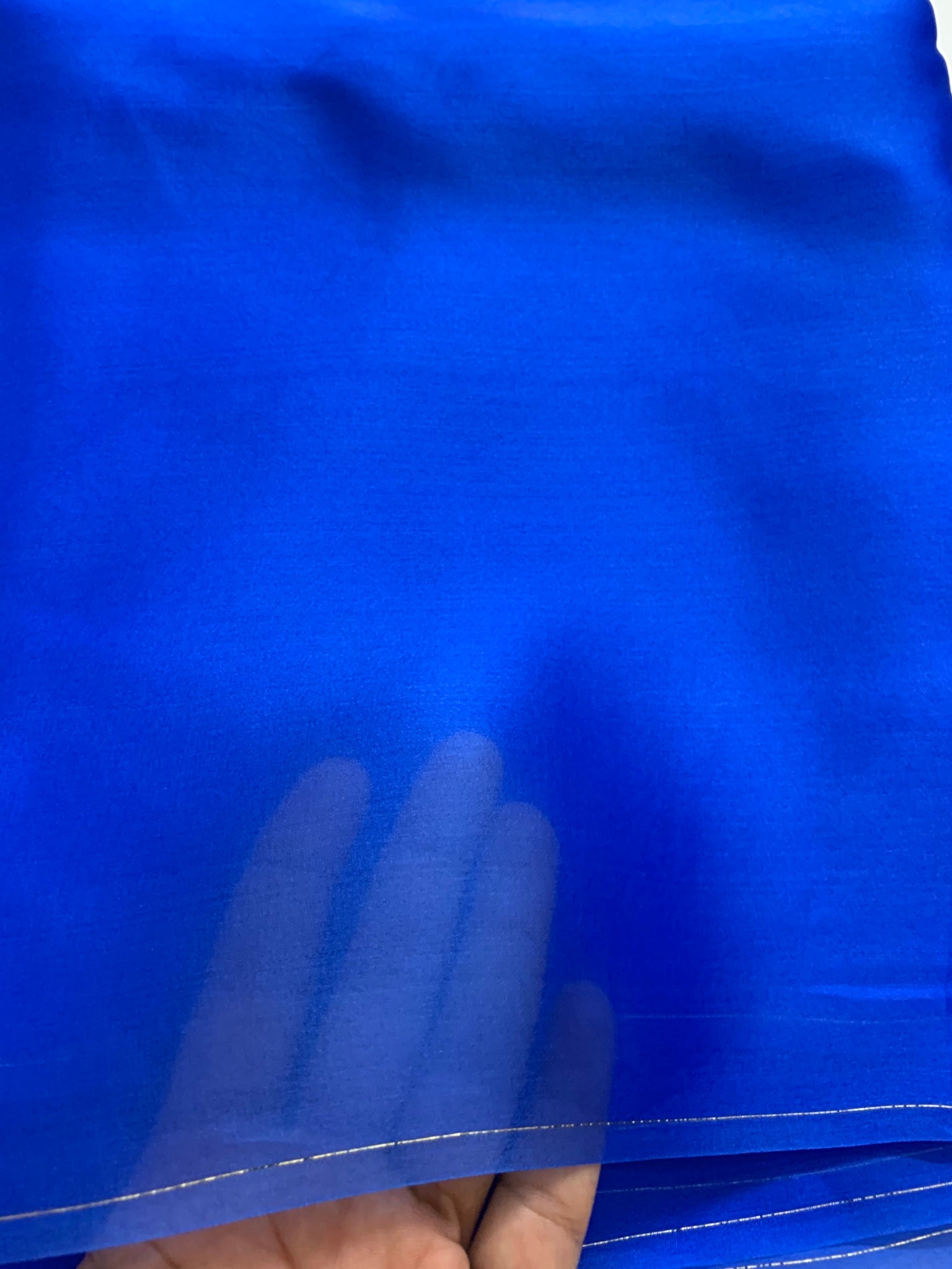 PURE SILK SATIN ORGANZA SAREE