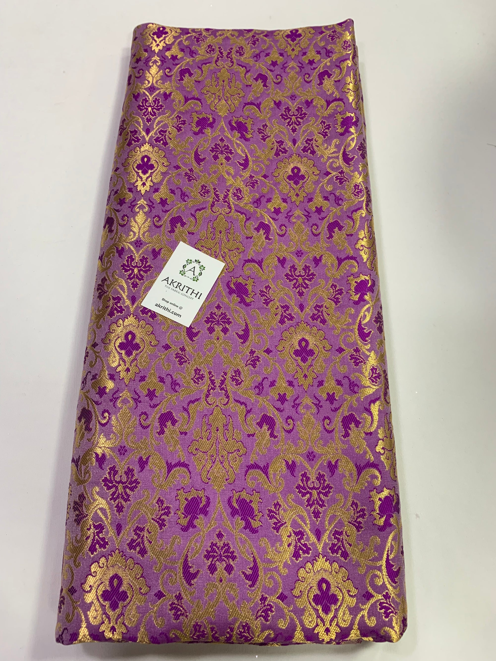 Handloom Banarasi brocade fabric