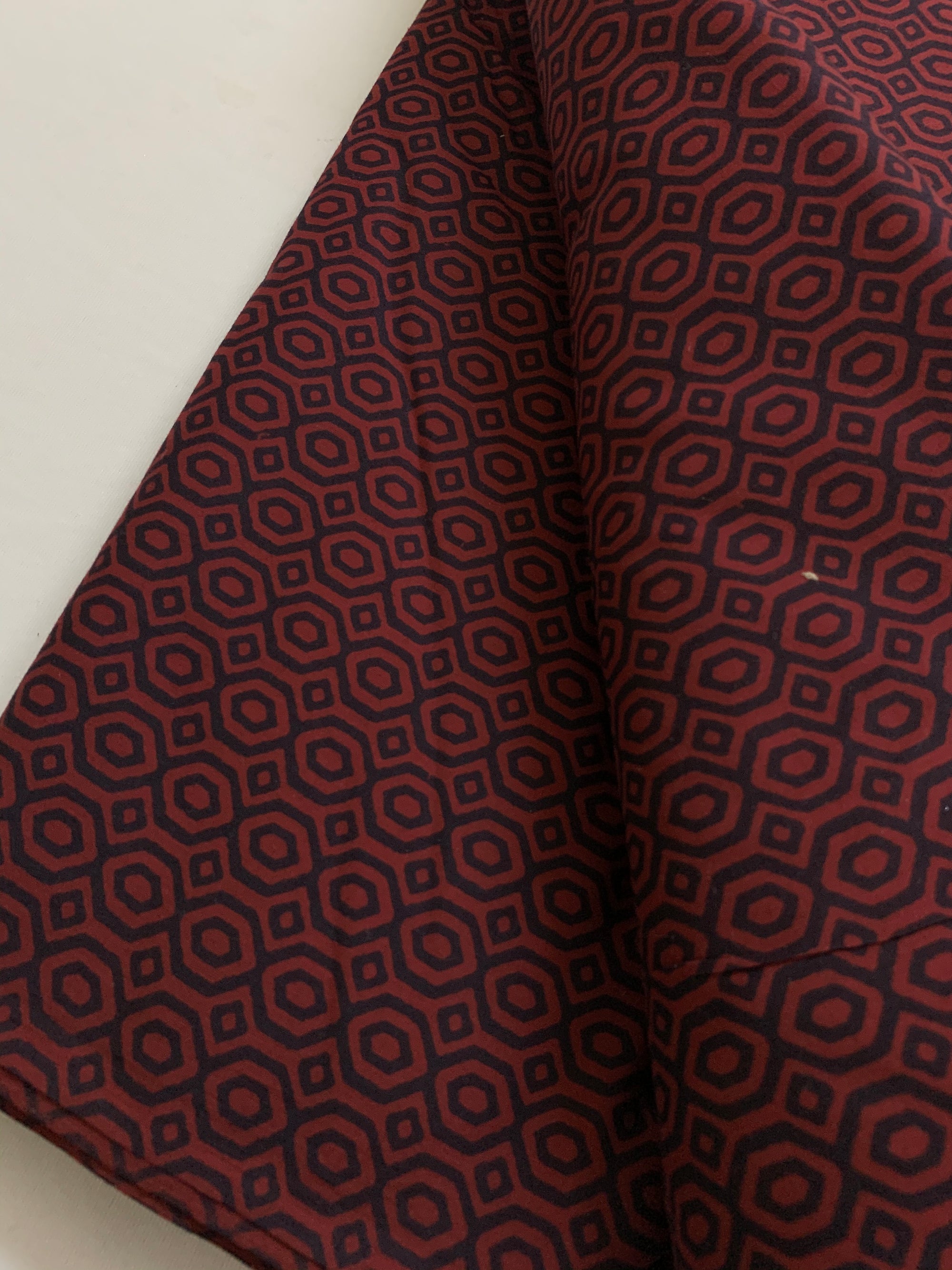 Printed pure cotton fabric