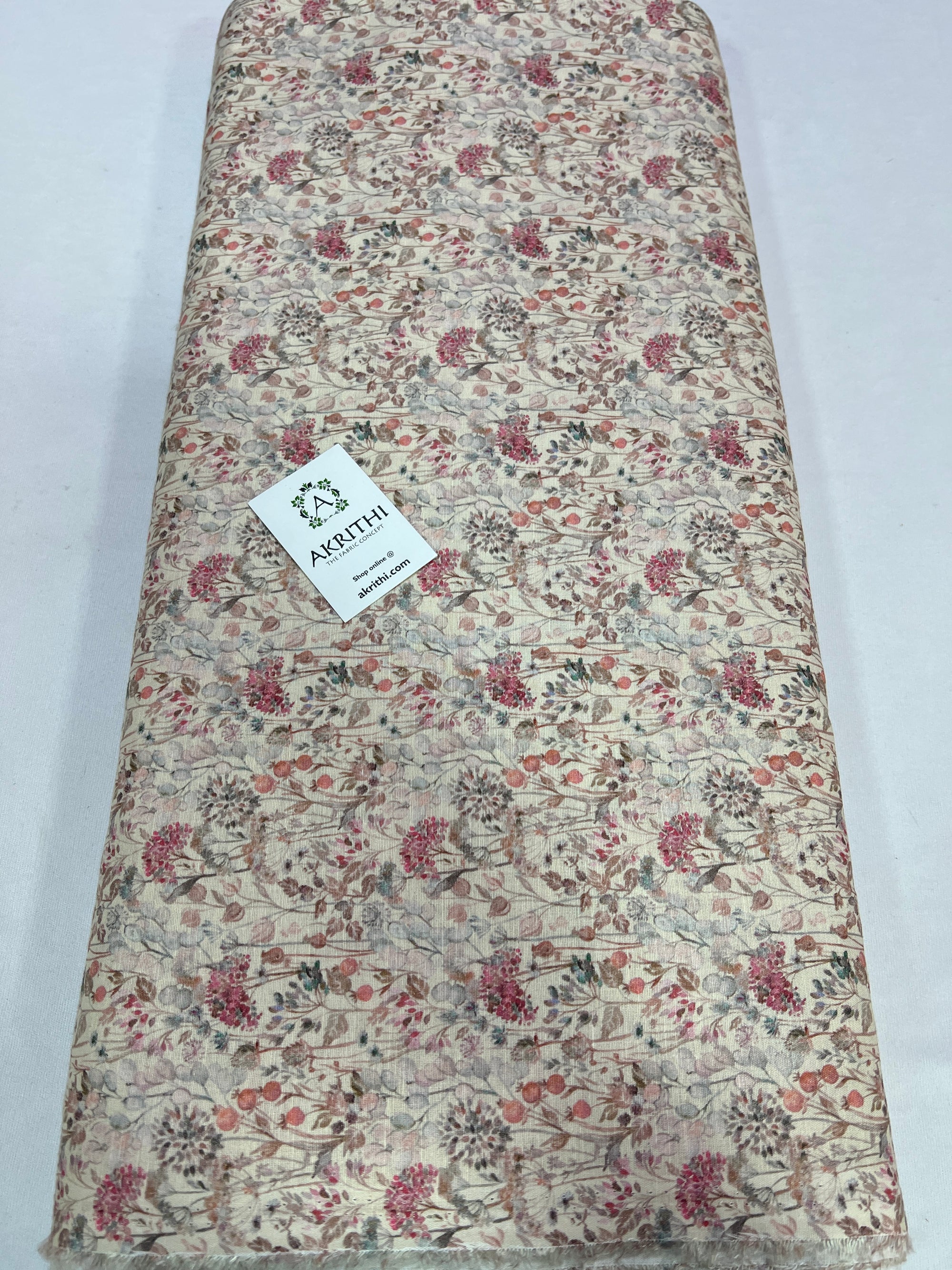 Digital Printed pure linen fabric